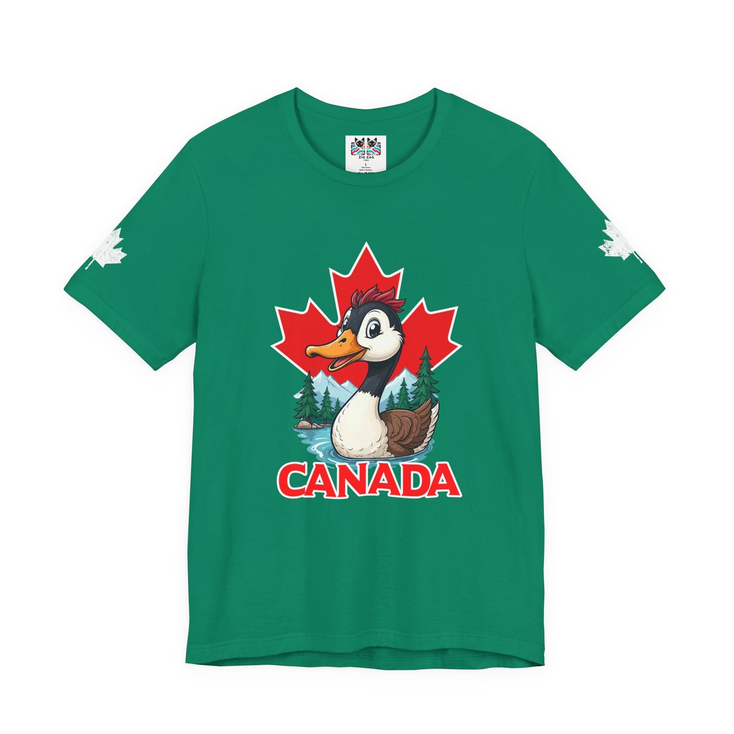 Canada Maple Duck Cartoon T-Shirt