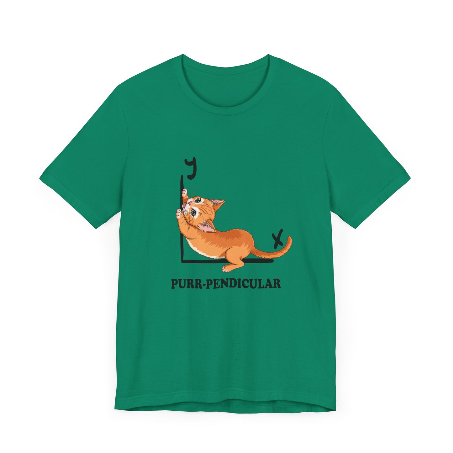 Math Cat Pun Shirt – Purr-pendicular Perpendicular Lines Graphic