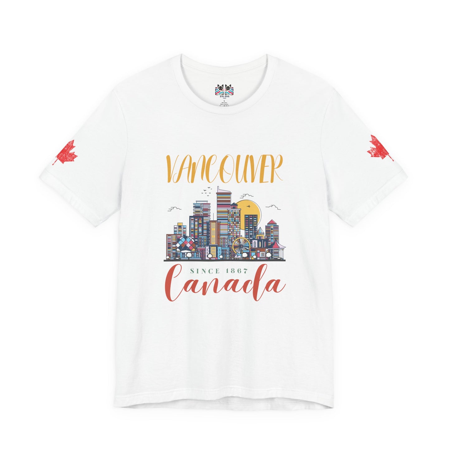 Vancouver Skyline Canada Since 1867 T-Shirt
