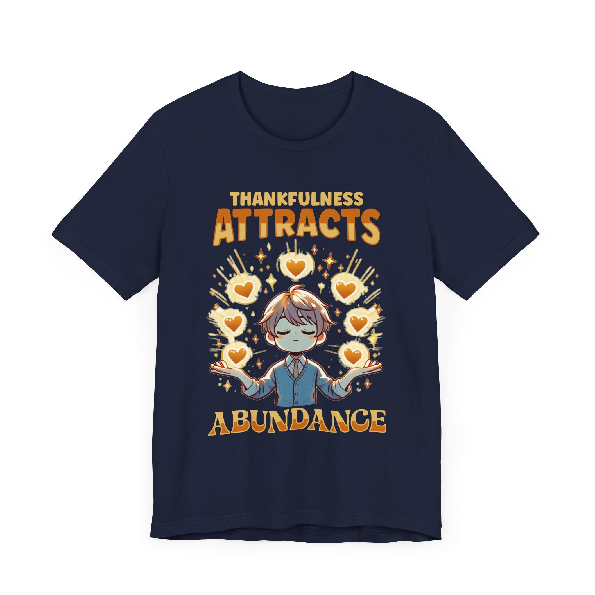 Thankfulness Attracts Abundance | Gratitude & Positivity T-Shirt