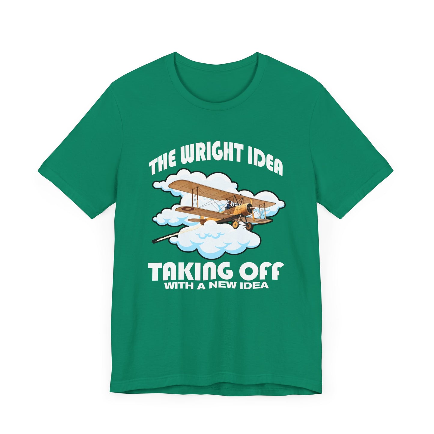 The Wright Idea Tee, Aviation Pioneer Shirt, Flight History Graphic Tee, Air Travel Tribute Top, Genius Mind Gift Shirt