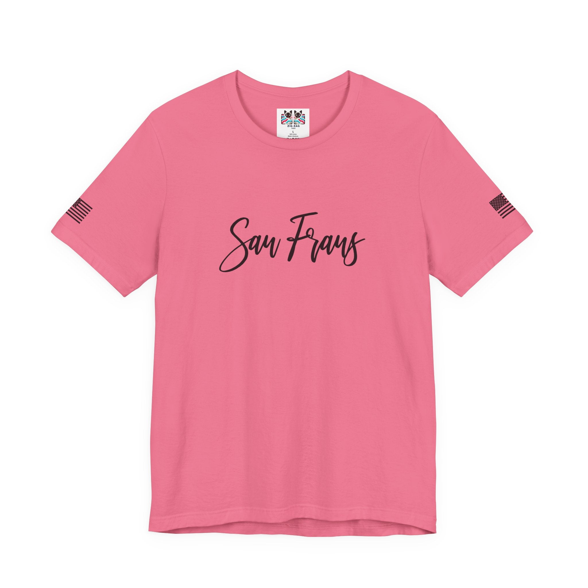 San Frans Script T-Shirt – Cursive Handwriting Style San Francisco Tee