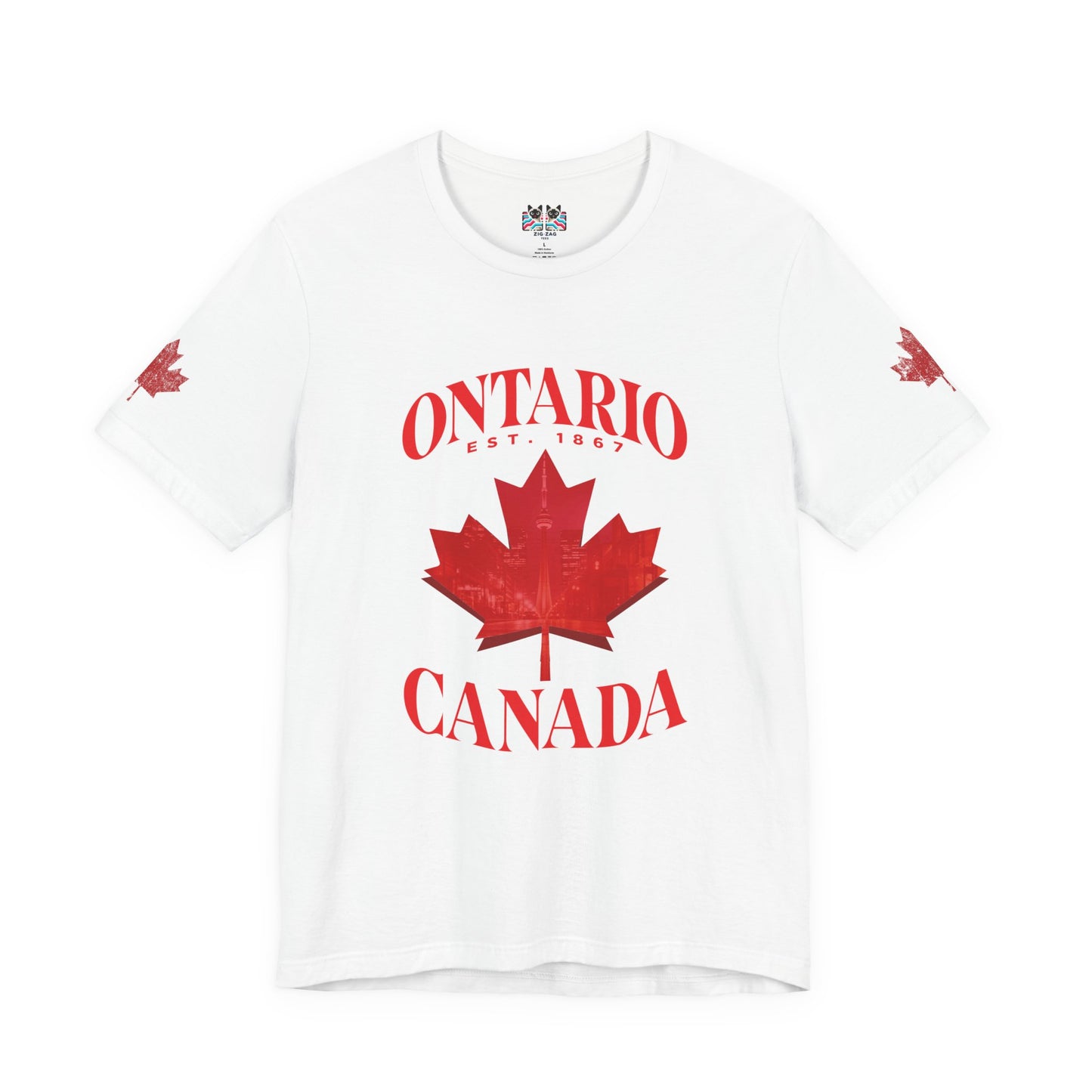 Ontario Skyline Maple Leaf T-Shirt