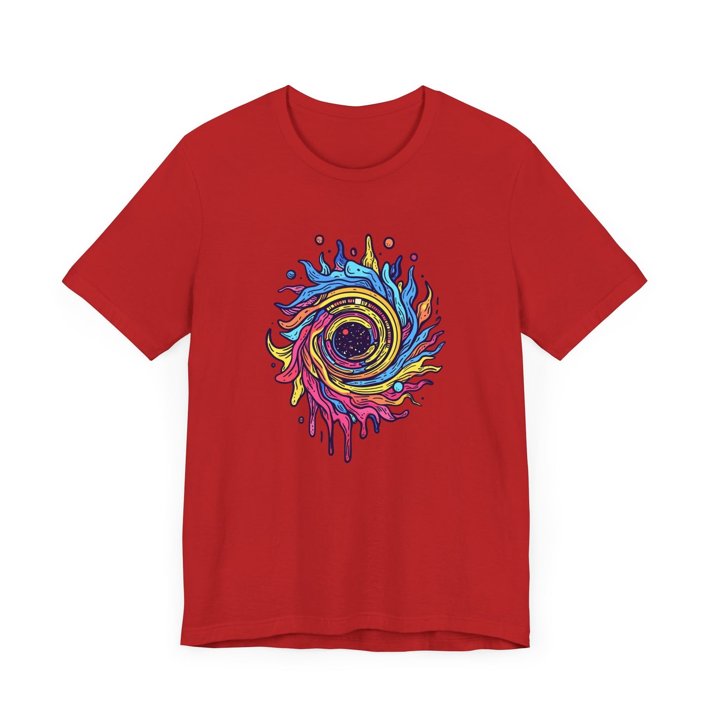 Colorful Sonic Spiral – Vibrant Psychedelic Spiral Graphic T-Shirt