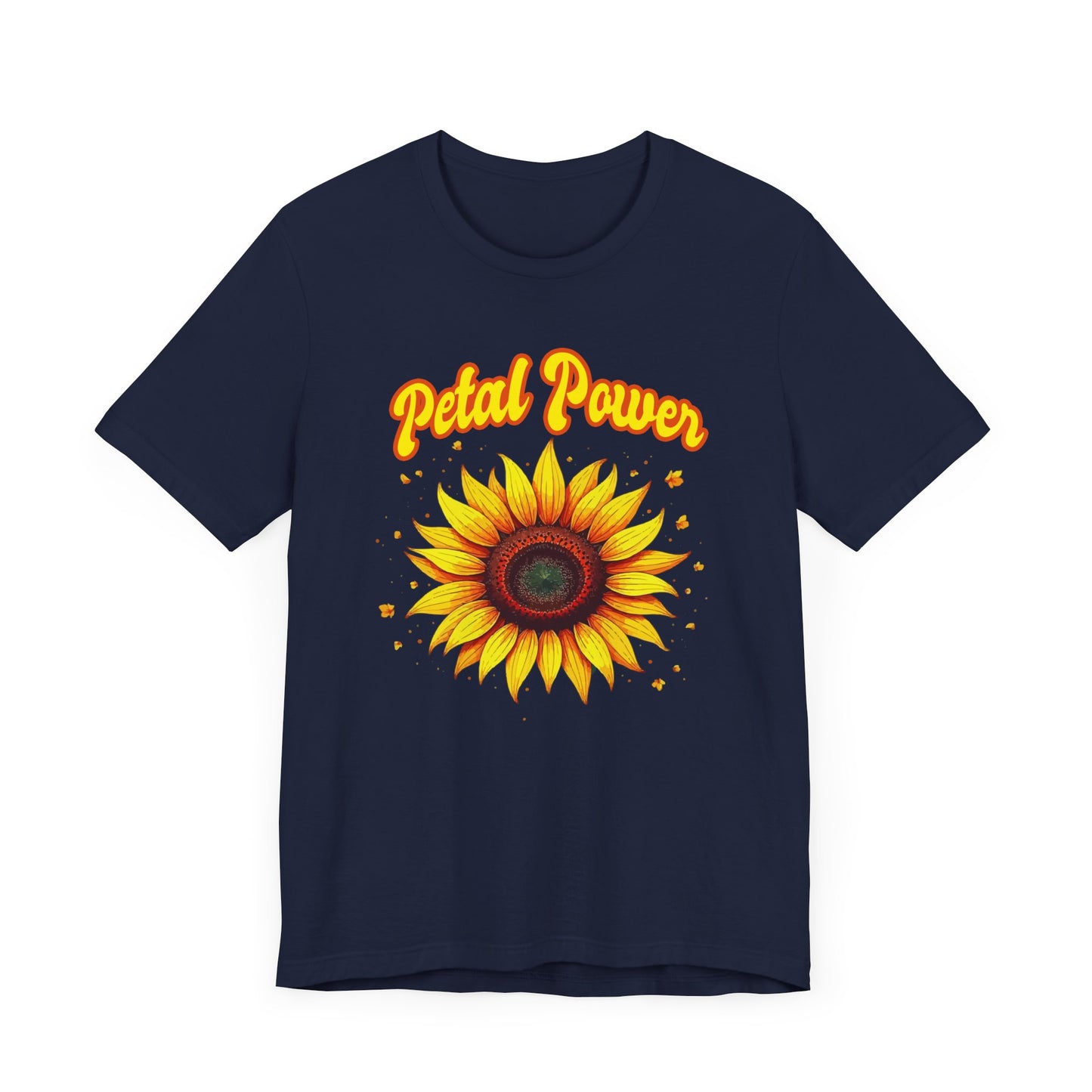 Petal Power Tee, Floral Mood Shirt, Garden Girl Top, Spring Energy Graphic, Nature Strength Gift Tee