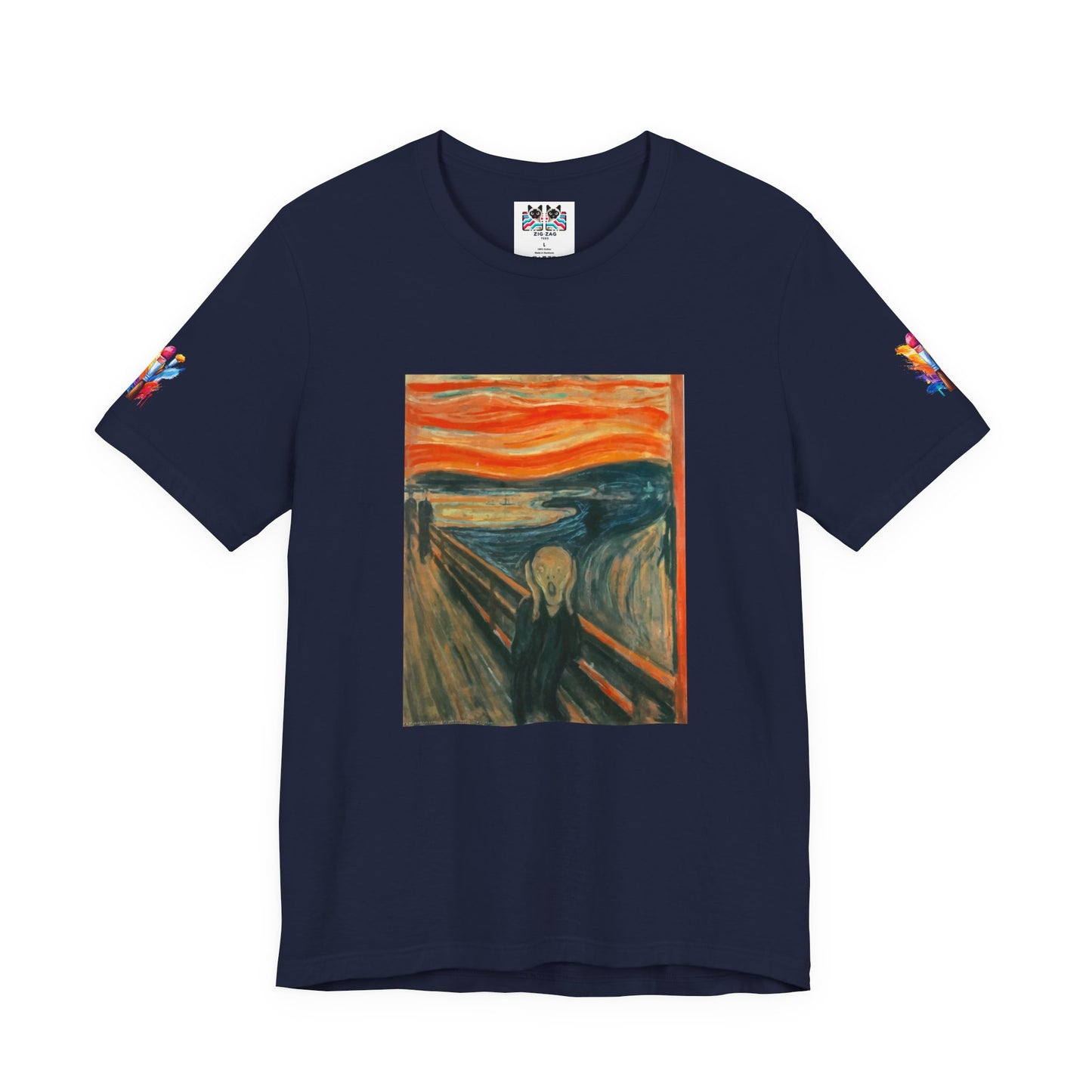 The Scream Art T-Shirt – Edvard Munch Expressionist Masterpiece Graphic Tee