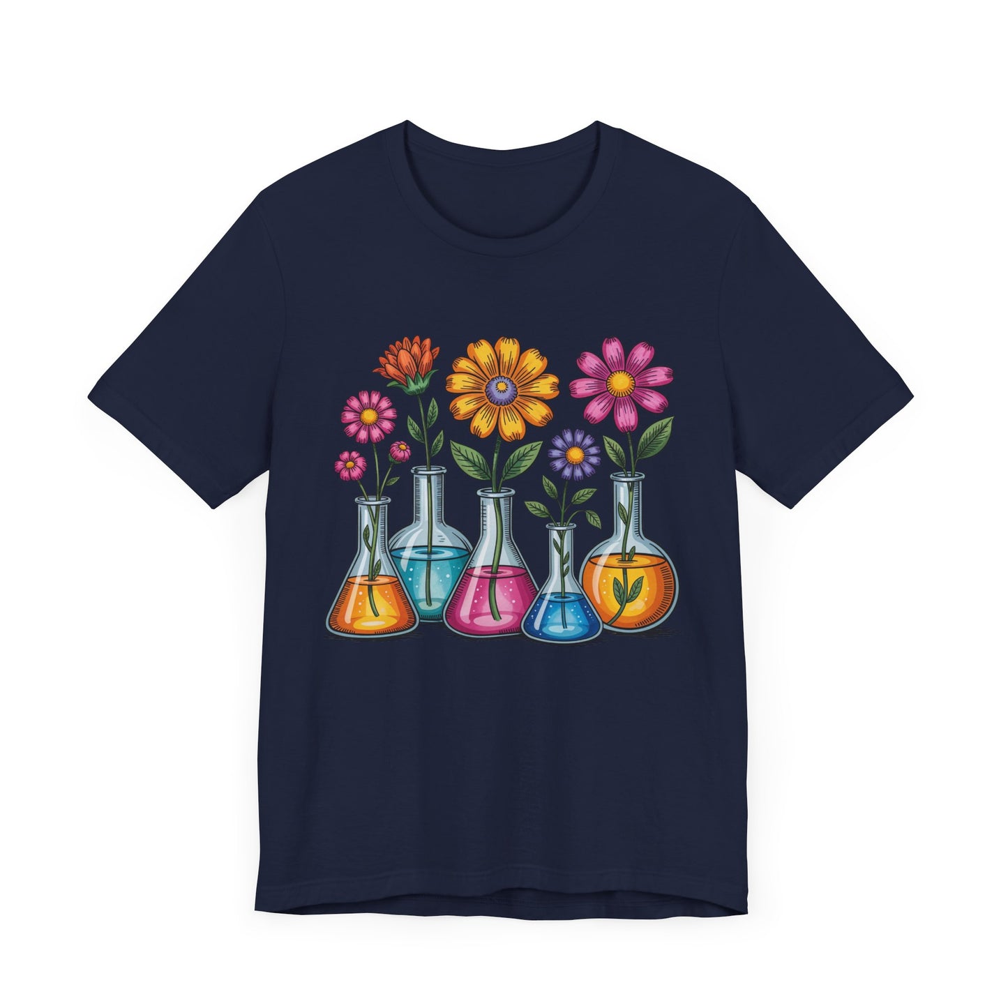 Chemistry Flower Power Shirt – Botanical Science Graphic Tee