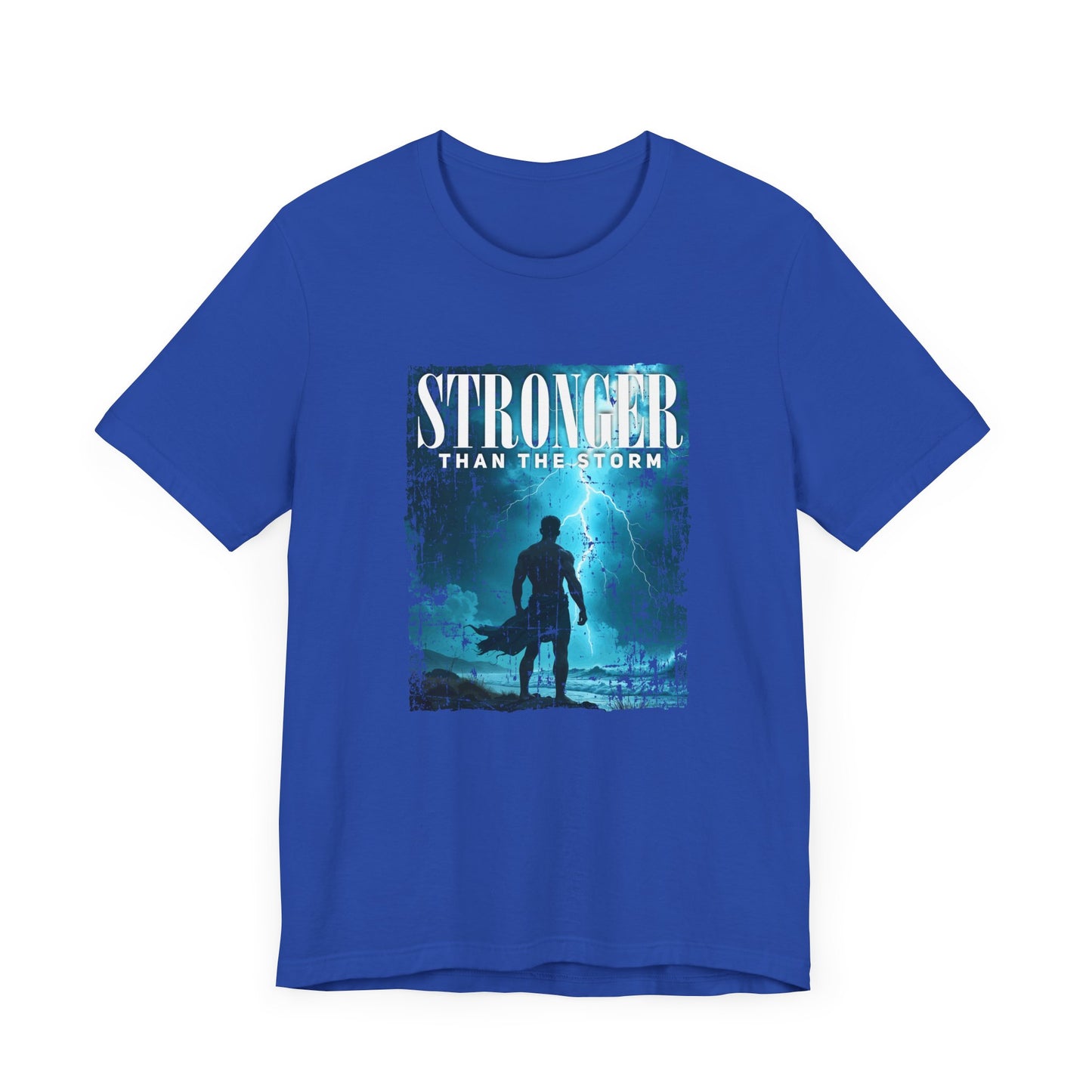 Stronger than the Storm Tee, Mental Strength Shirt, Resilience Affirmation Tee, Encouragement Graphic Top, Tough Times Gift