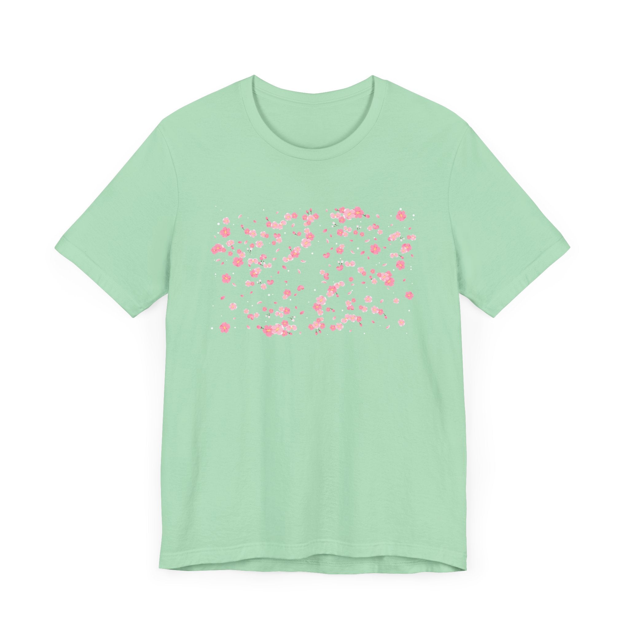 Nature's Confetti Tee, Floral Celebration Shirt, Spring Bloom Top, Joyful Petal Graphic, Earth Party Tee