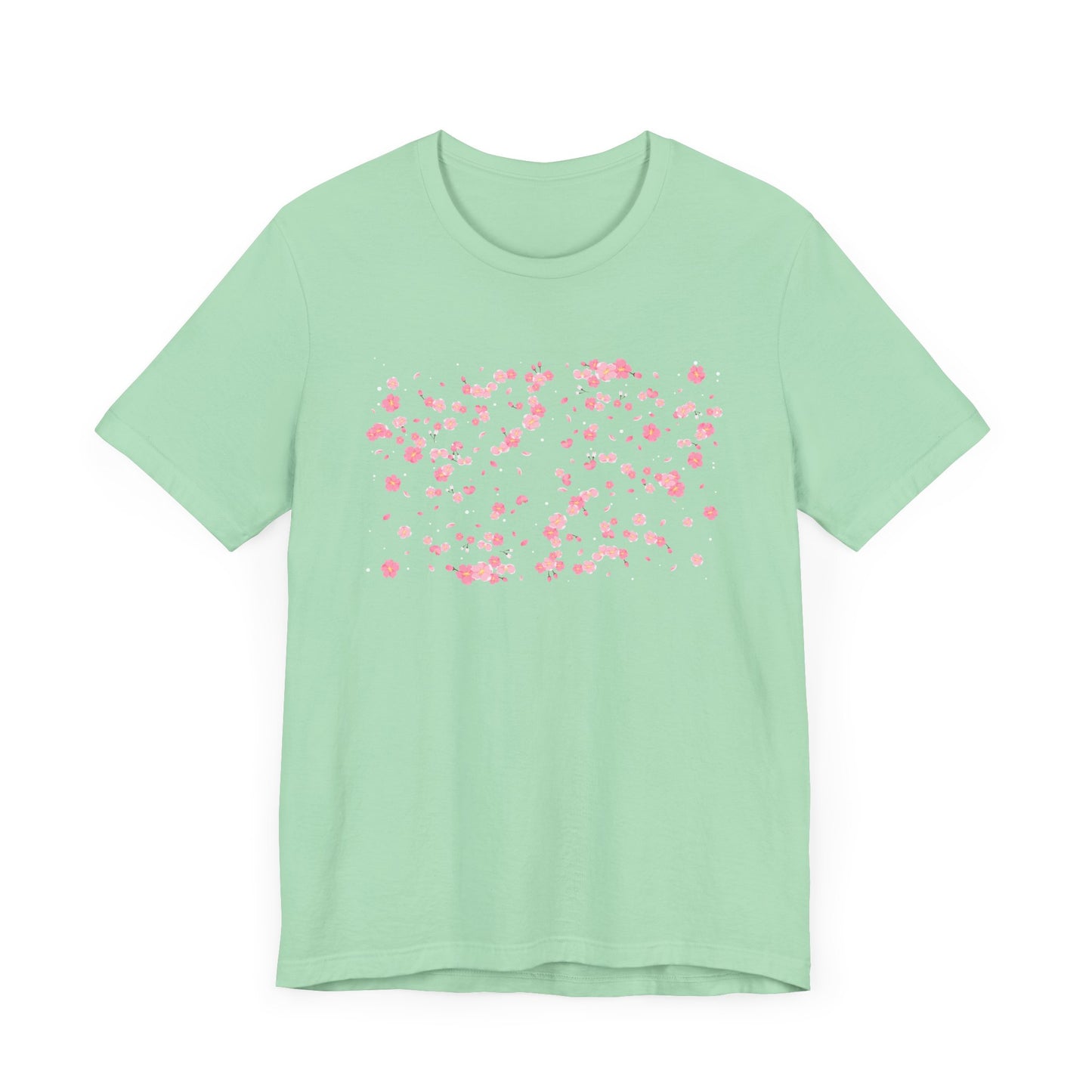 Nature's Confetti Tee, Floral Celebration Shirt, Spring Bloom Top, Joyful Petal Graphic, Earth Party Tee