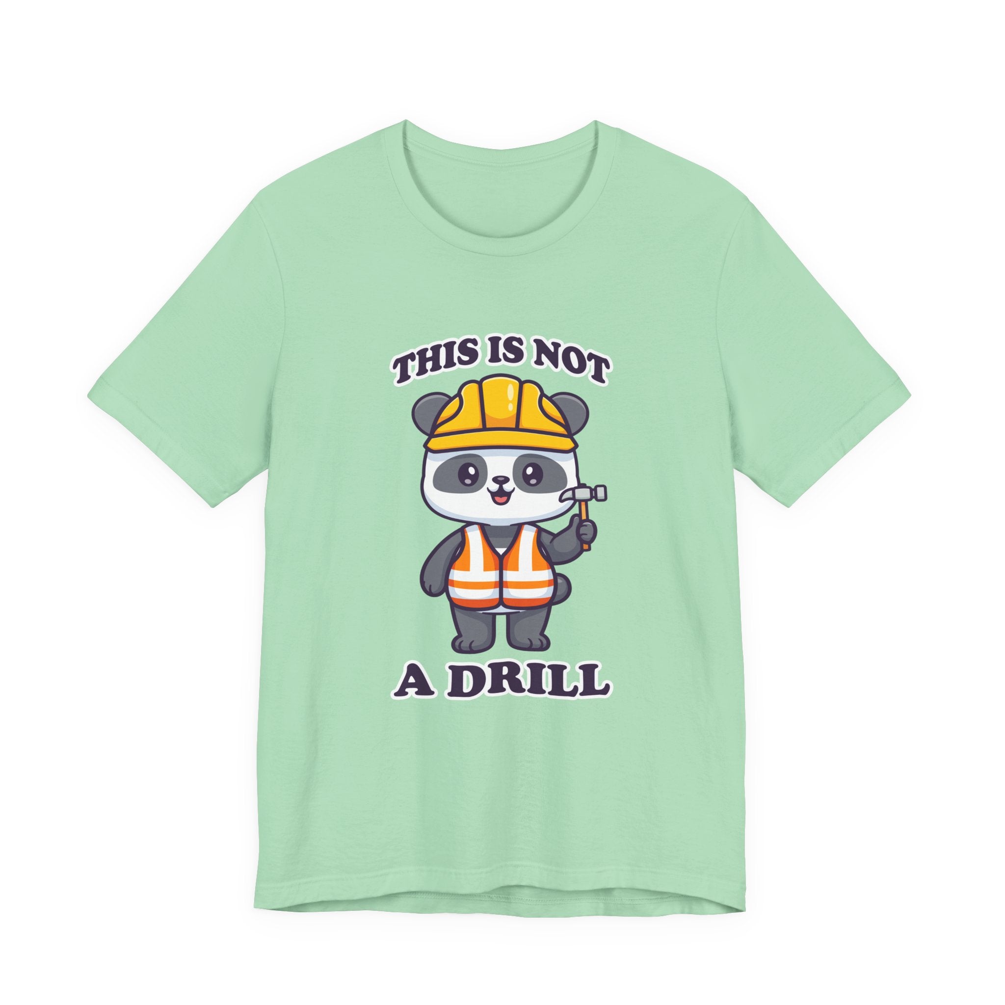 This Is Not a Drill T-Shirt – Cute Puppy Construction Worker Graphic Tee