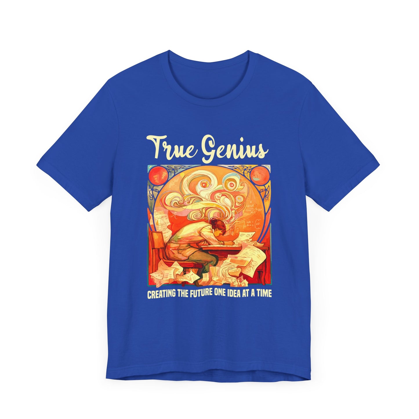 Genius at Work Tee, Smart Humor Shirt, Academic Energy Top, Funny Intelligence Graphic Tee, Clever Nerd Gift