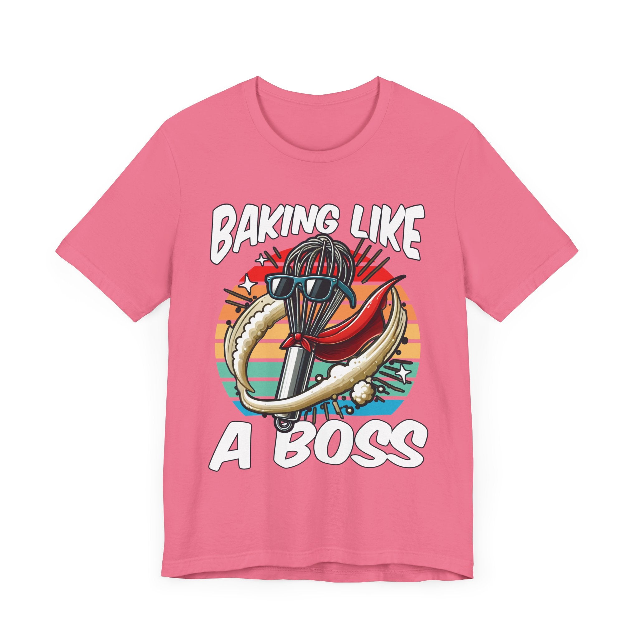 Bake Like a Boss | Whisk with Sunglasses Graphic T-Shirt