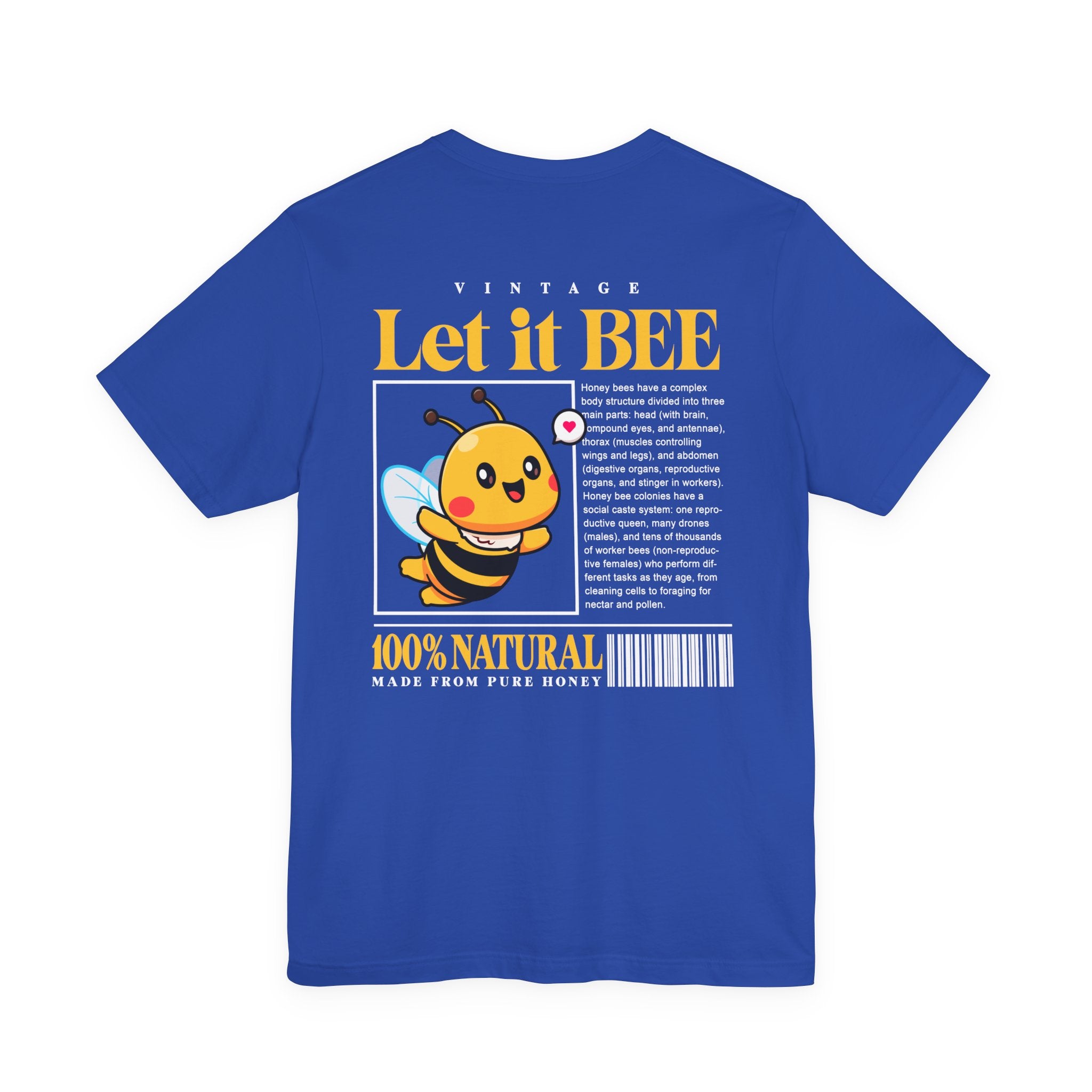 Let It Bee Happy Flying Bee T-Shirt