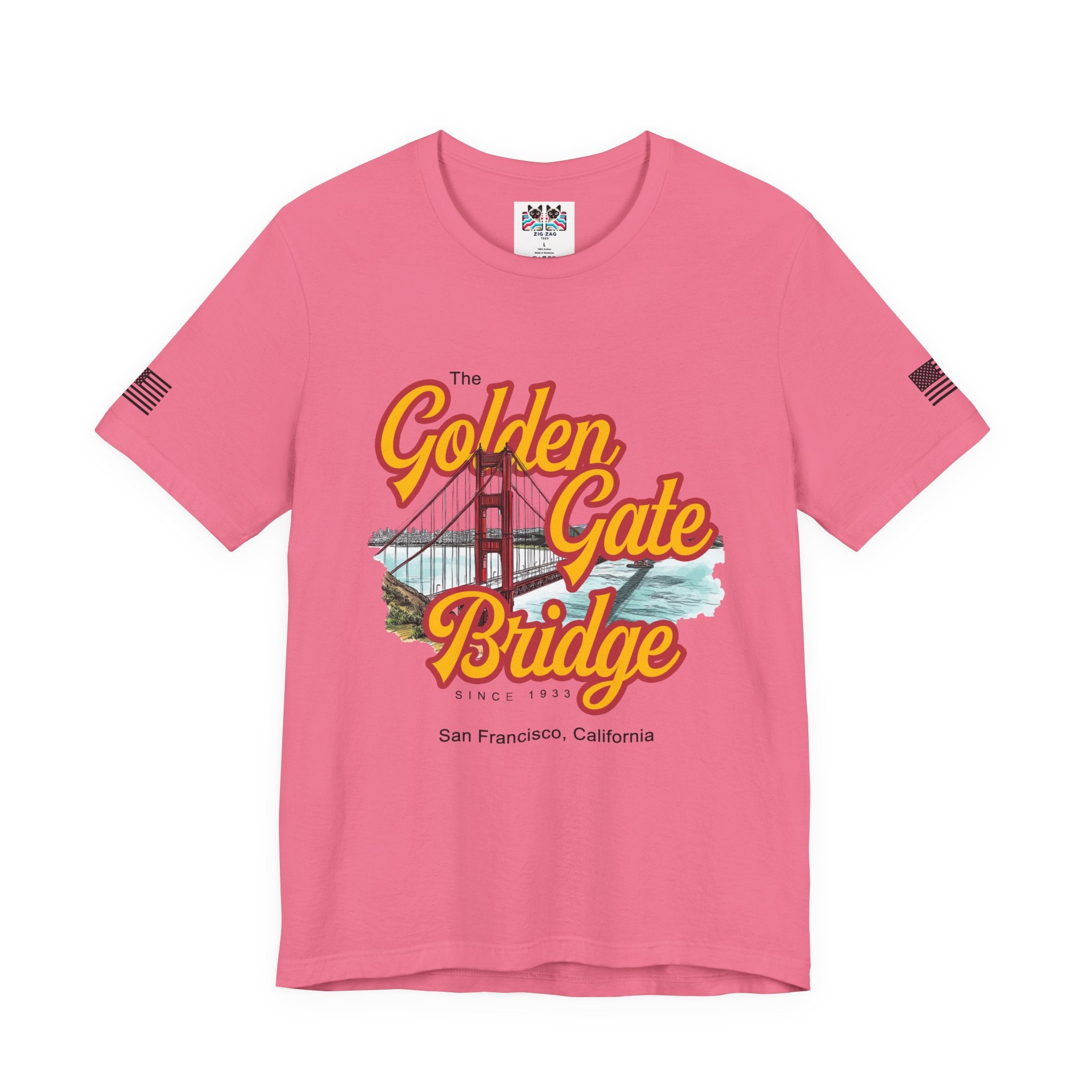 The Golden Gate Bridge T-Shirt – Retro Script Graphic Tee Since 1933 San Francisco California