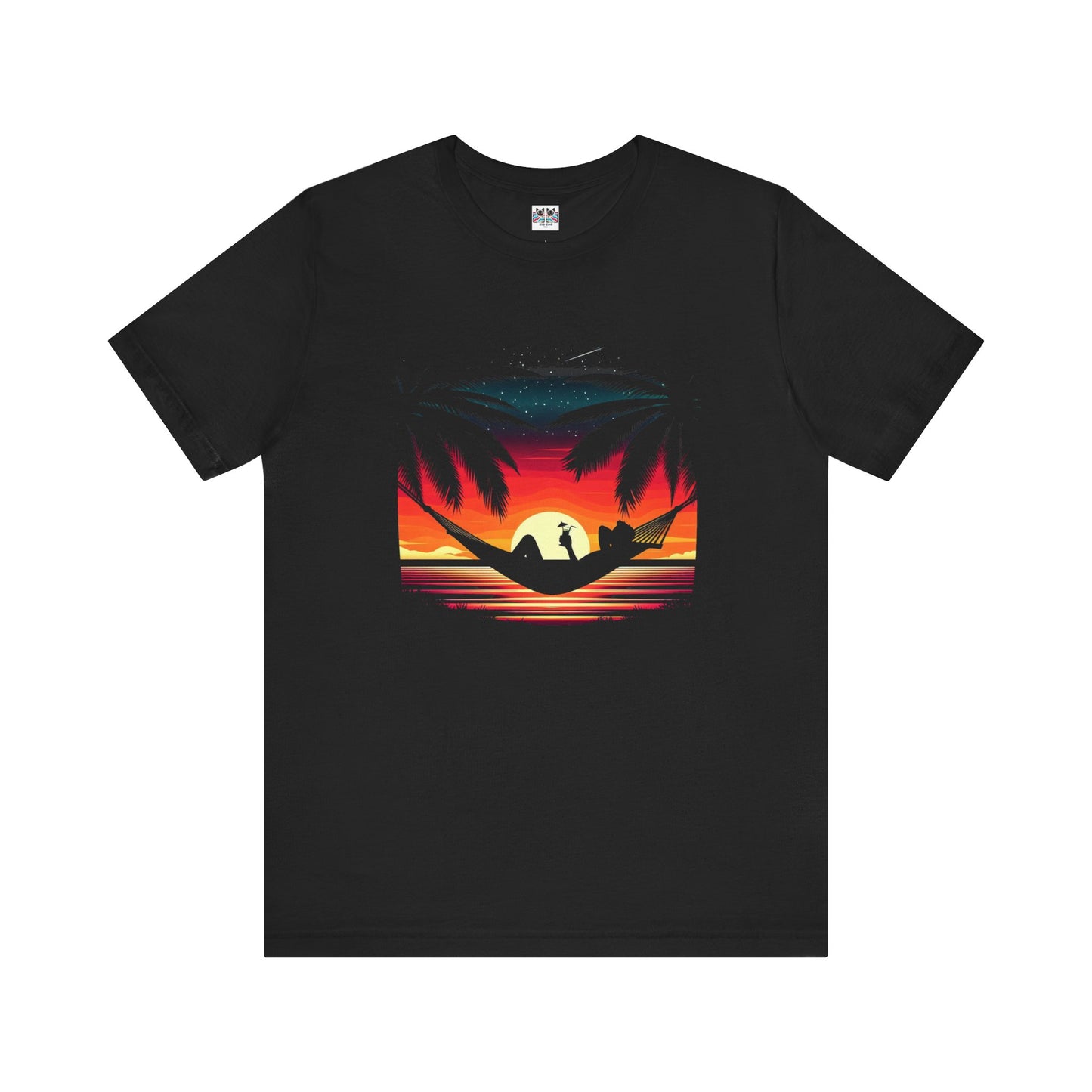 Sunset State of Mind - Tropical Hammock Chill Vibes T-Shirt