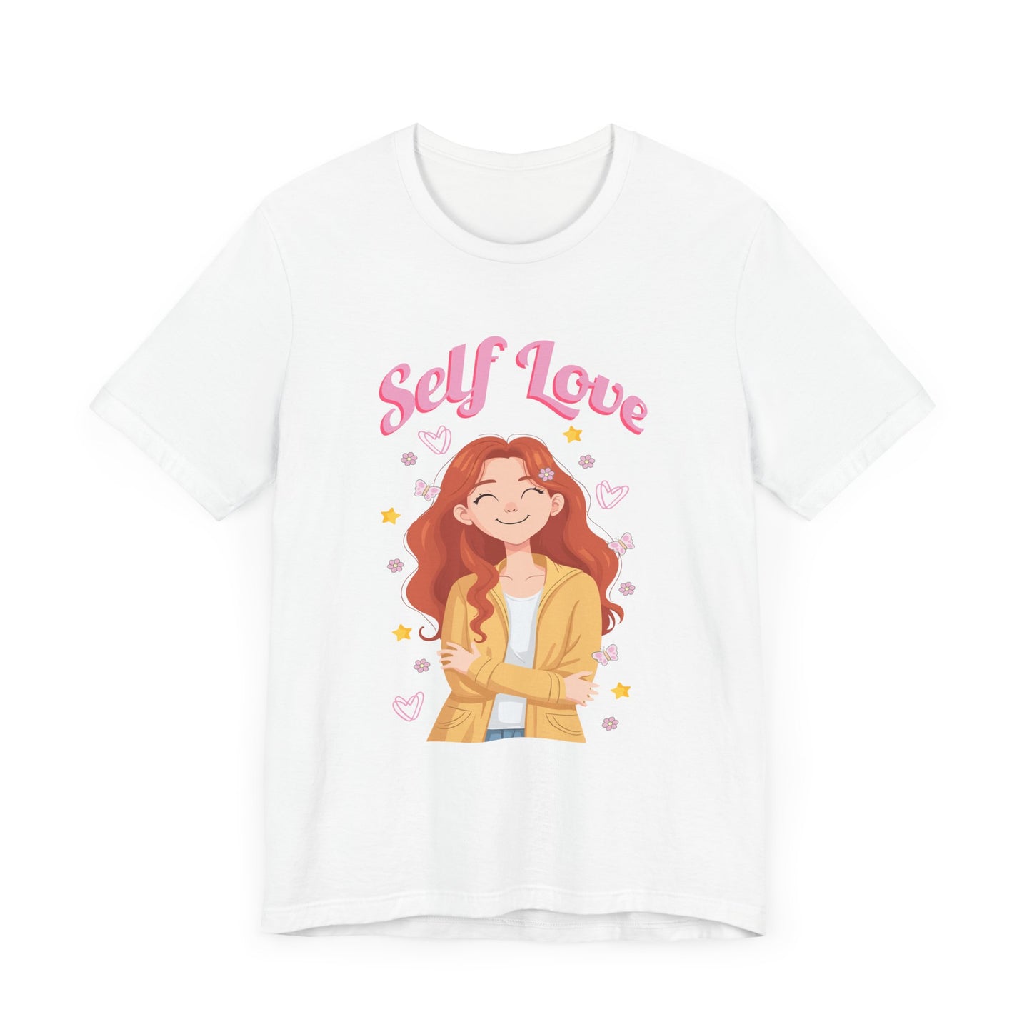 Self Love Official Graphic Statement Tee for Mindful Souls, Inner Peace Seekers, and Confidence Builders Who Radiate Self Respect