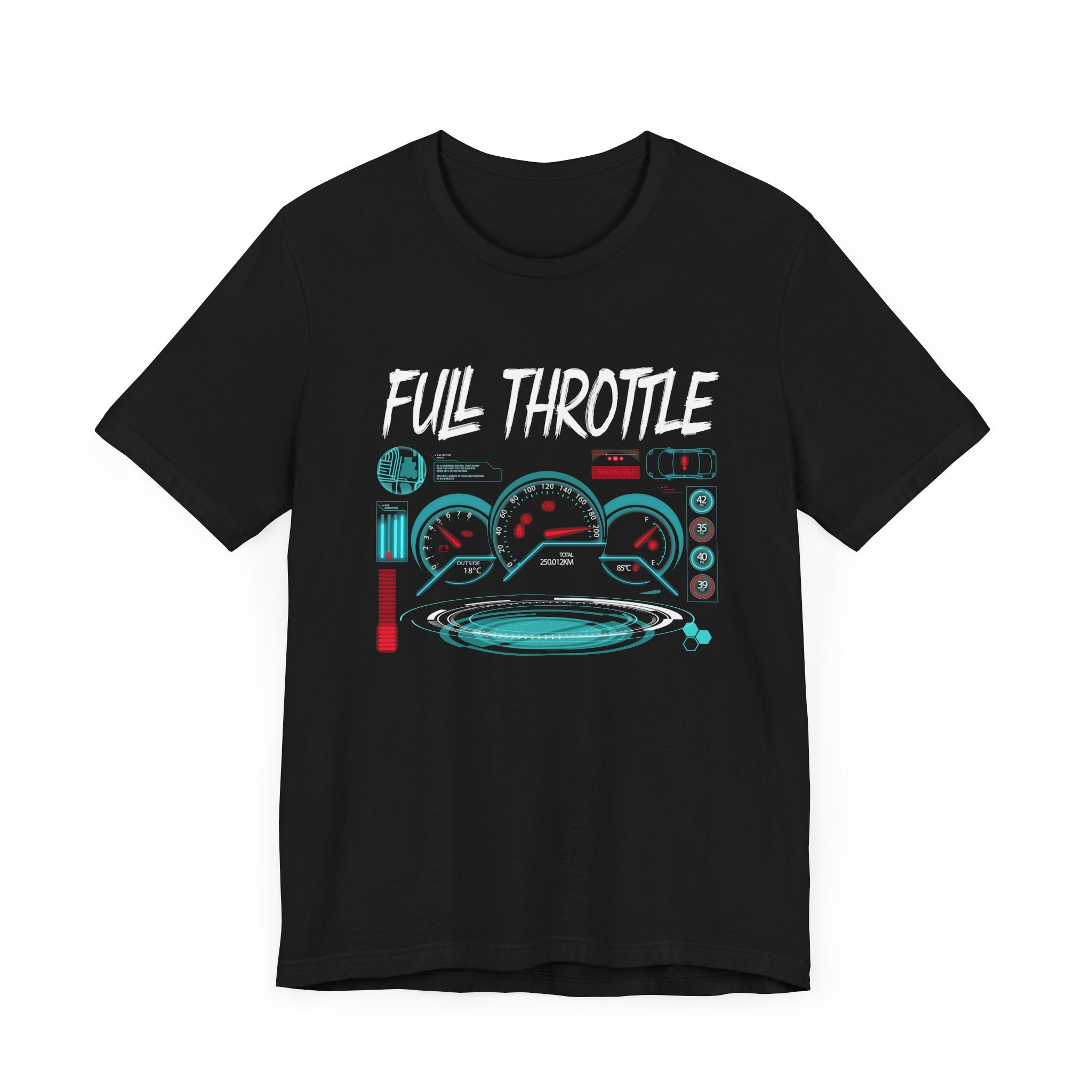 Speedometer Maxed Out Racing Tee for Athletes Who Burn Tracks Push Lim ...