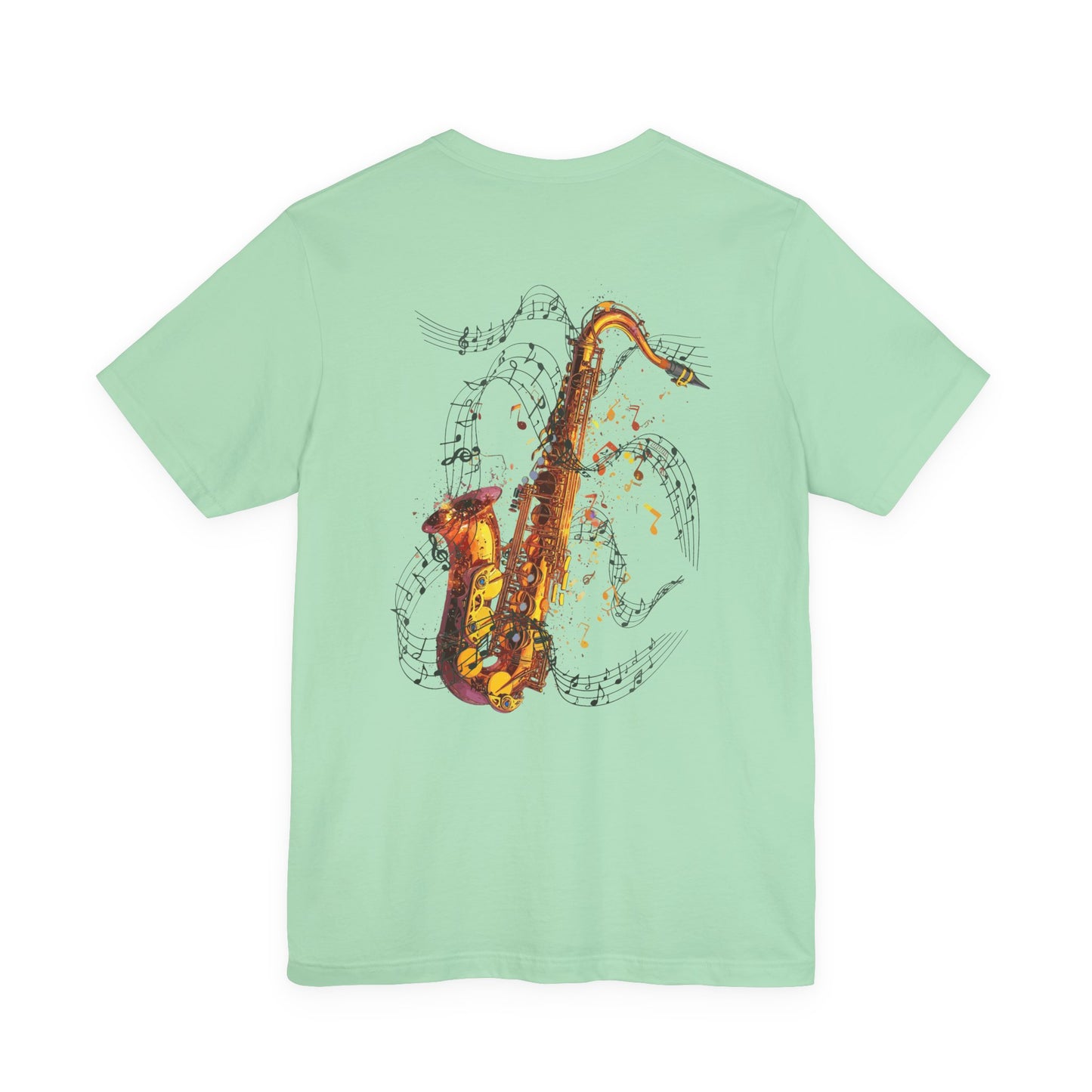 Gold on the Outside Jazz on the Inside Saxophone T-Shirt