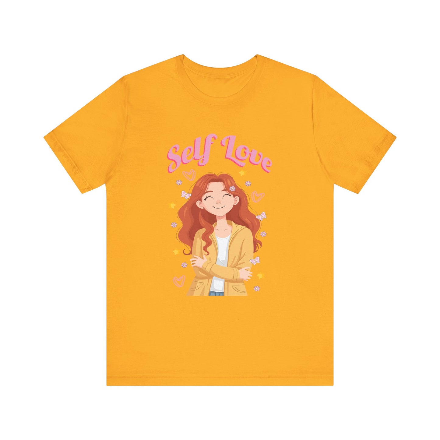 Self Love Official Graphic Statement Tee for Mindful Souls, Inner Peace Seekers, and Confidence Builders Who Radiate Self Respect
