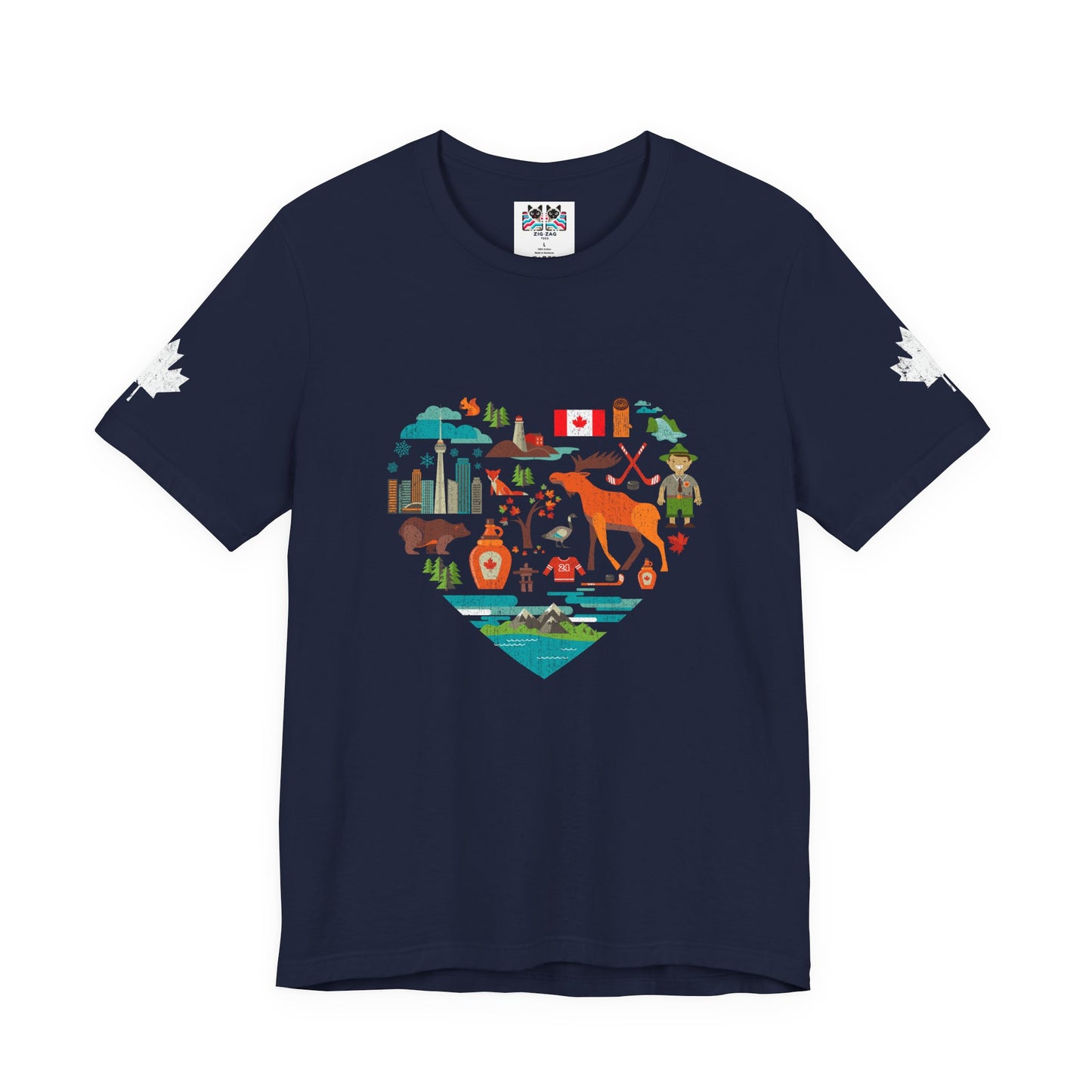 Canada Heart Icons Heritage T-Shirt