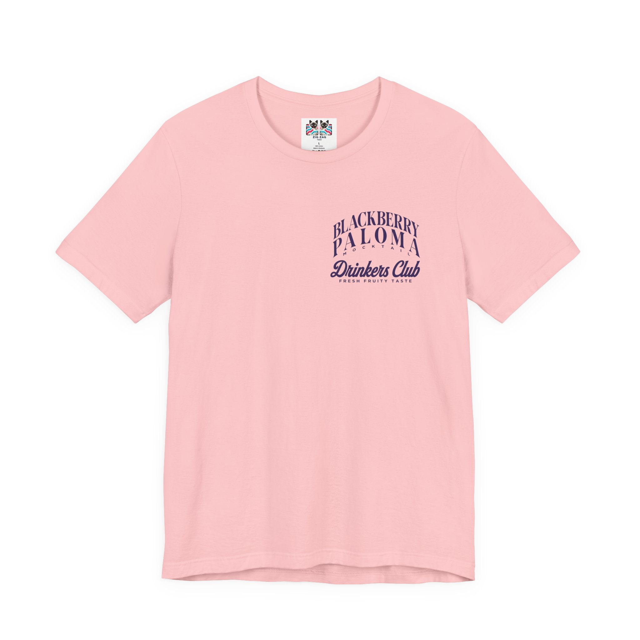 Blackberry Paloma Mocktail Drinkers Club Tshirt – Fresh Fruity Taste