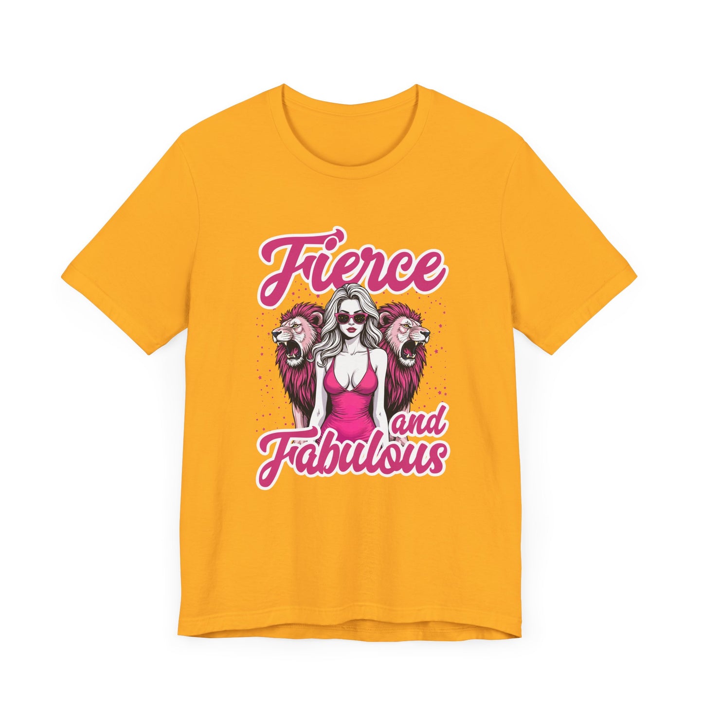 Fierce and Fabulous T-Shirt – Bold Women & Roaring Lions Graphic Tee