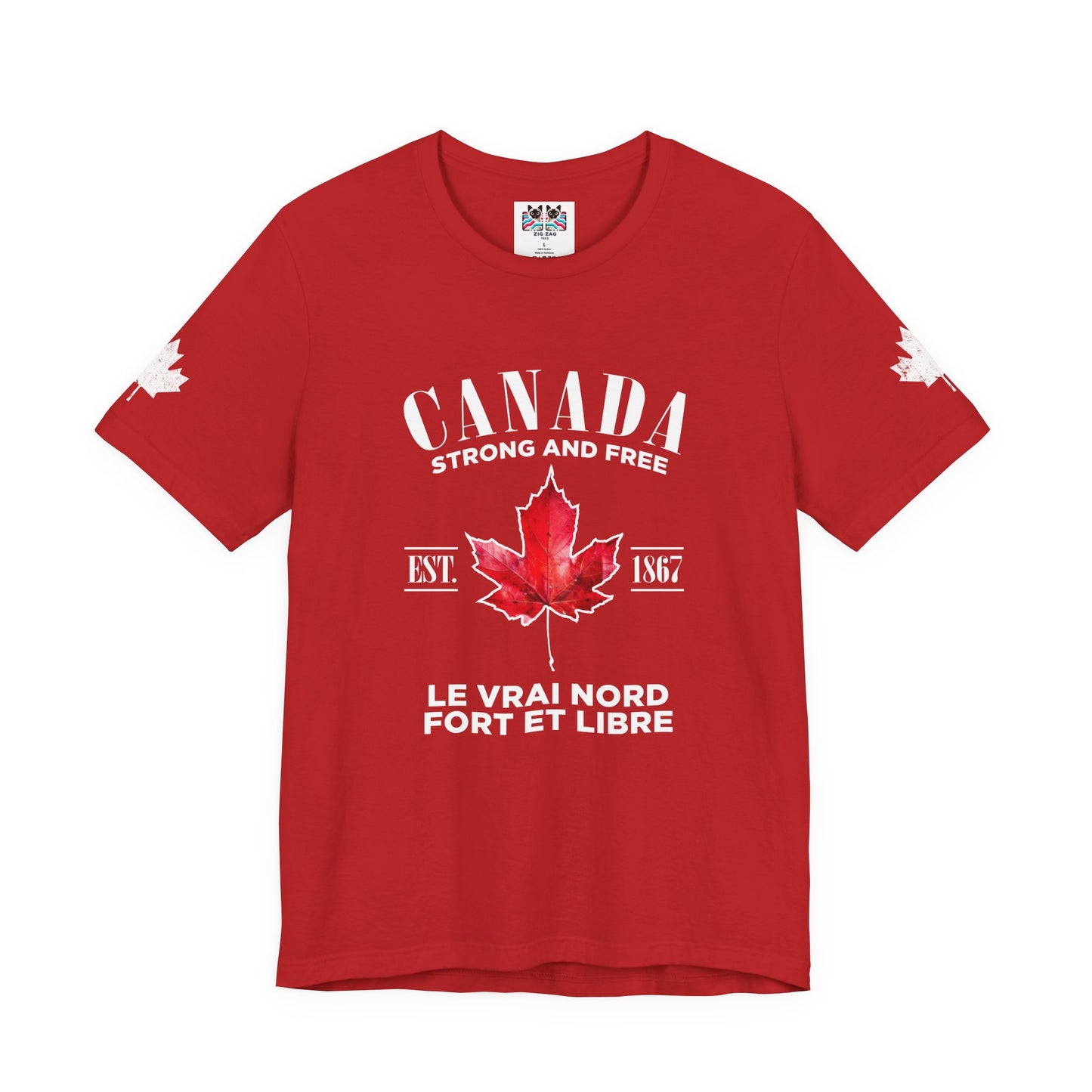 Canada Strong and Free True Maple Heritage T-Shirt