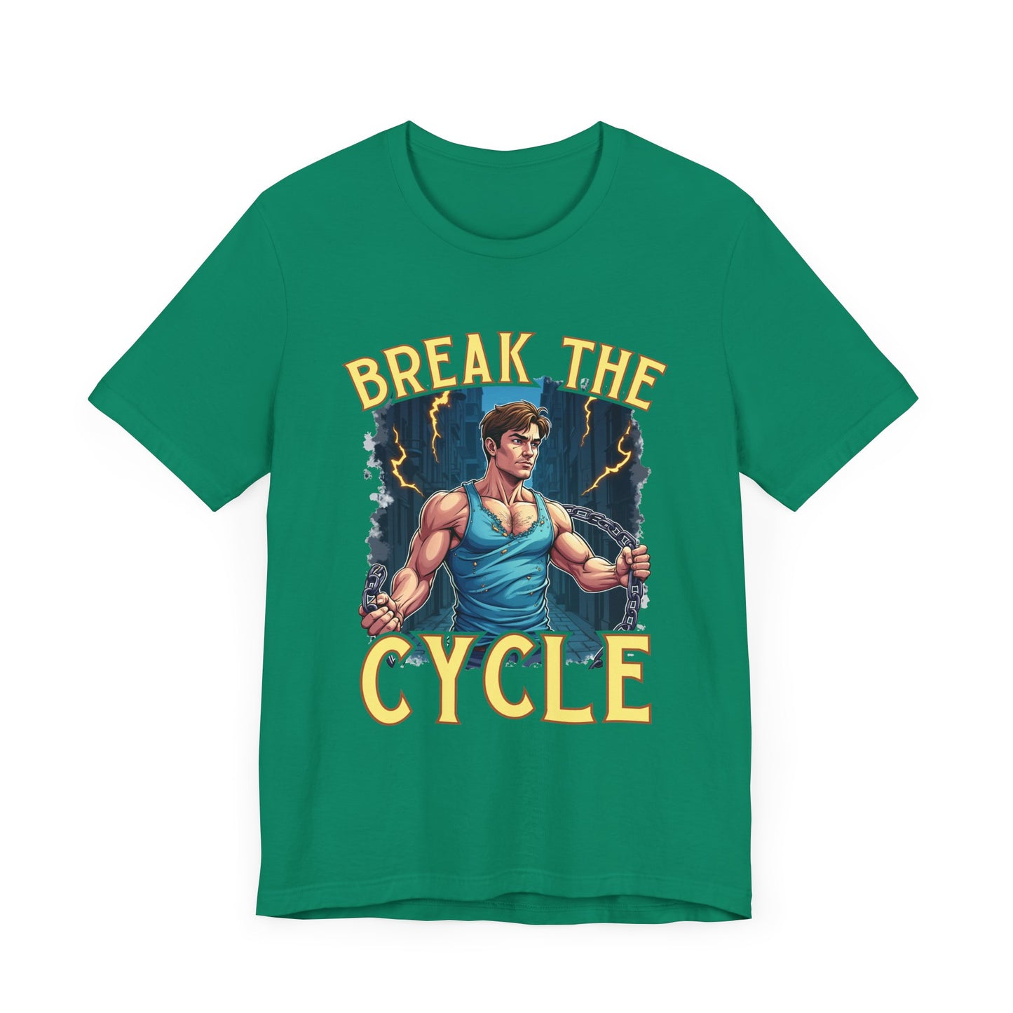 Break the Cycle – Strong Men Unleash your inner strength and determination Graphic T-Shirt