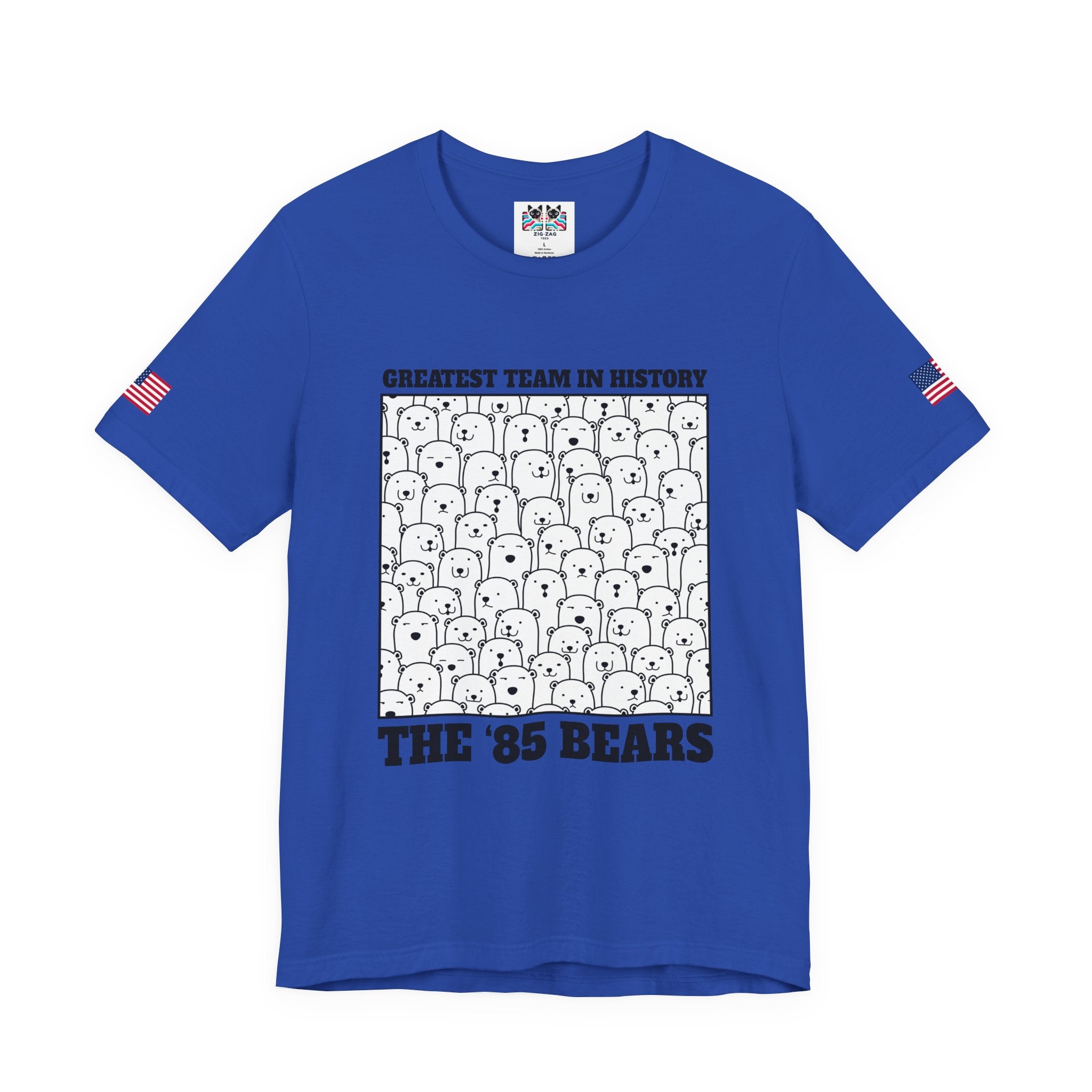 Greatest Team in History The 85 Bears T-Shirt - Chicago Bears Super Bowl XX Humor