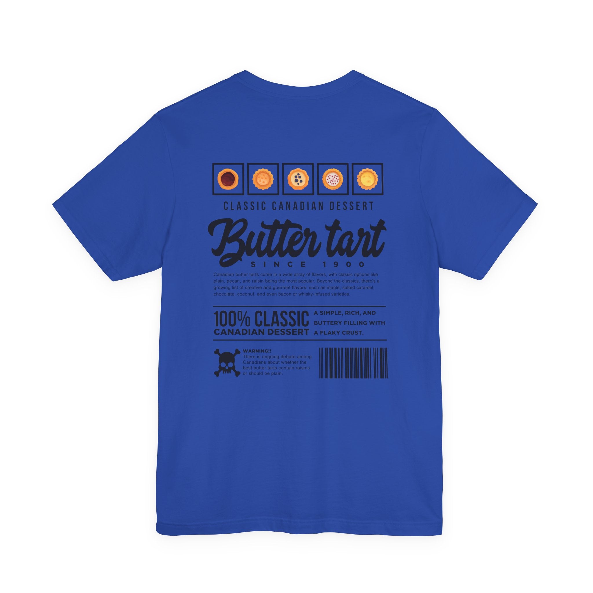 Classic Canadian Dessert Butter Tart T-Shirt – Featuring Traditional Ingredients & Origin Story