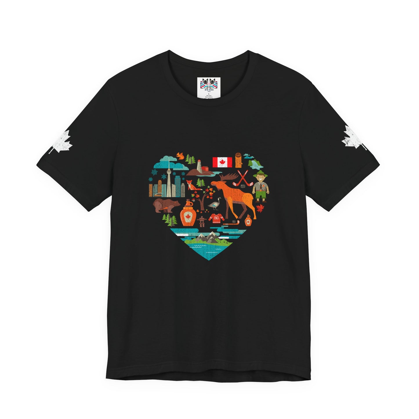 Canada Heart Icons Heritage T-Shirt