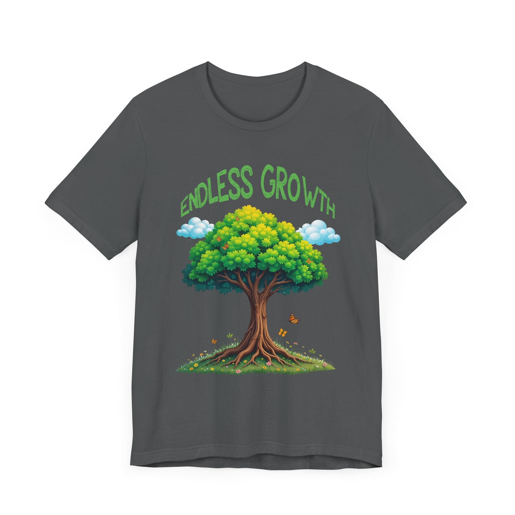 Endless Growth | Inspirational Tree & Butterfly T-Shirt