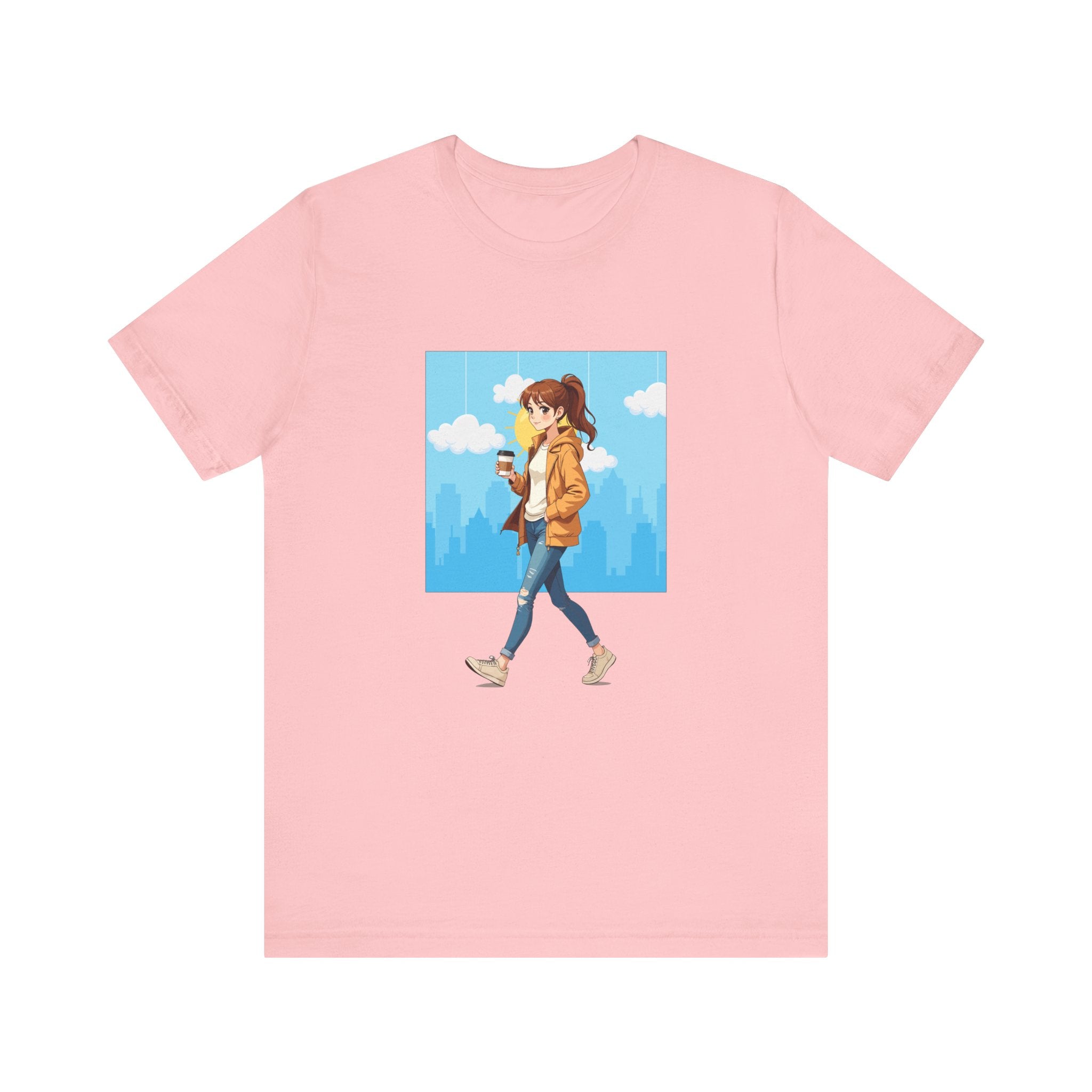Coffee Runs and City Streets Shirt, Urban Vibes Tee, On The Go Lifestyle Shirt, Caffeine Lover Top, City Girl Gift Shirt