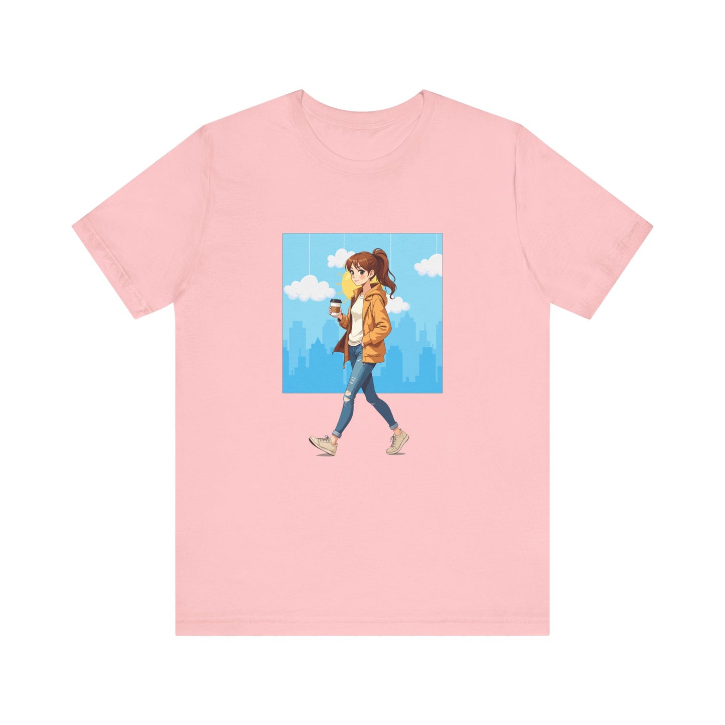 Coffee Runs and City Streets Shirt, Urban Vibes Tee, On The Go Lifestyle Shirt, Caffeine Lover Top, City Girl Gift Shirt