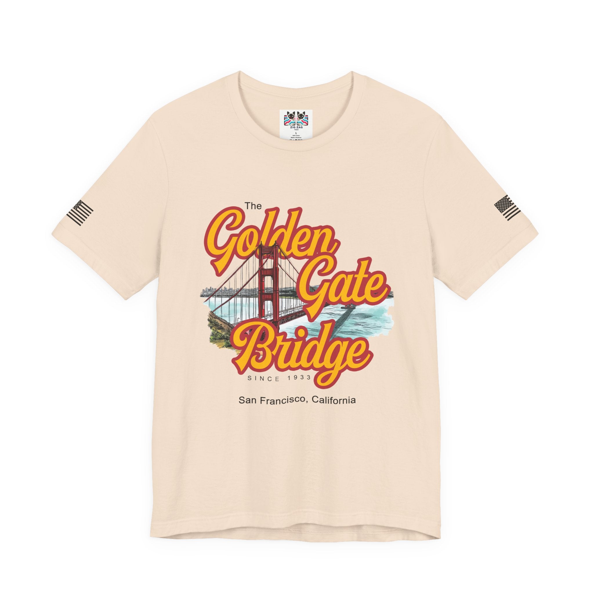 The Golden Gate Bridge T-Shirt – Retro Script Graphic Tee Since 1933 San Francisco California