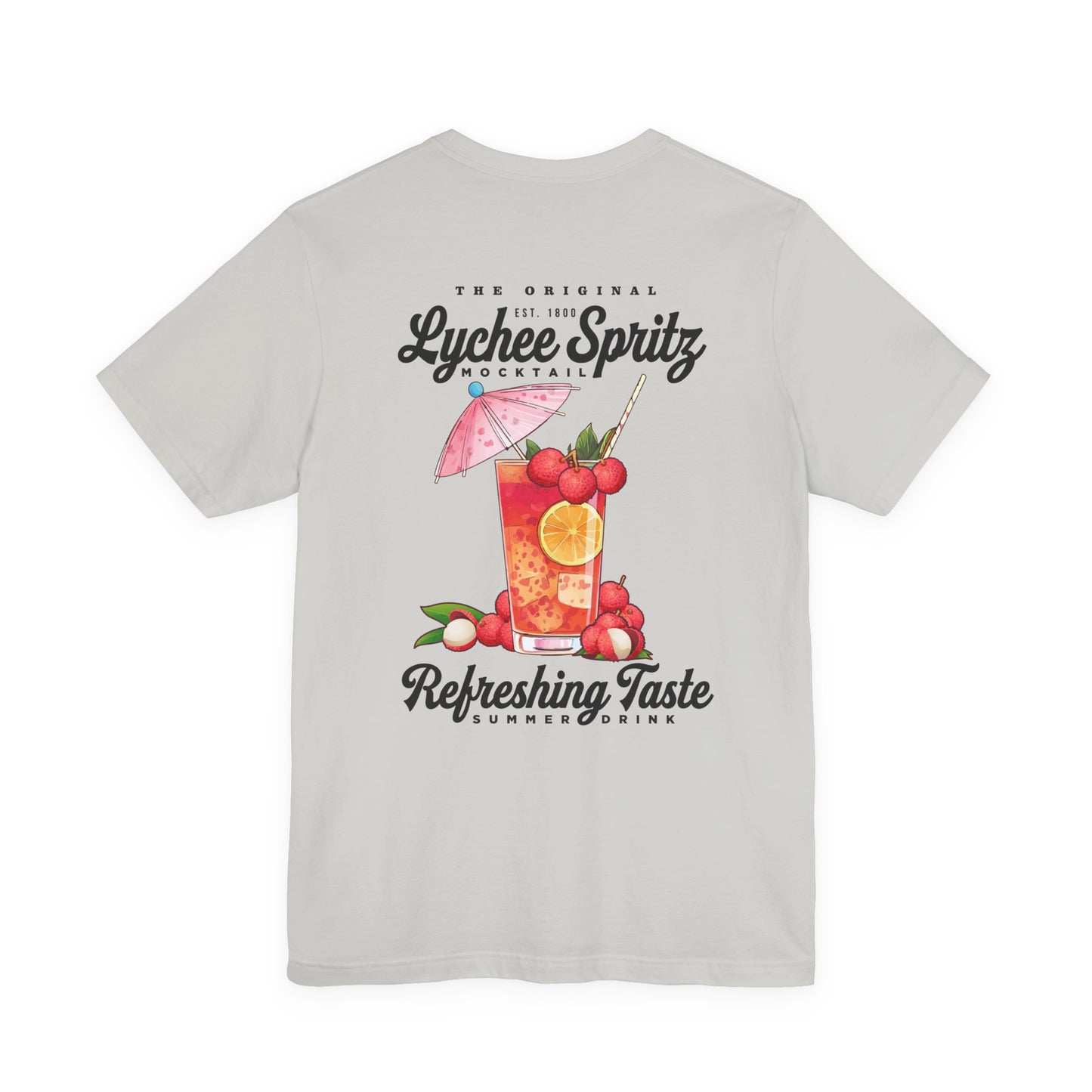 Lychee Spritz Mocktail T-Shirt – Featuring Refreshing Summer Drink Graphic