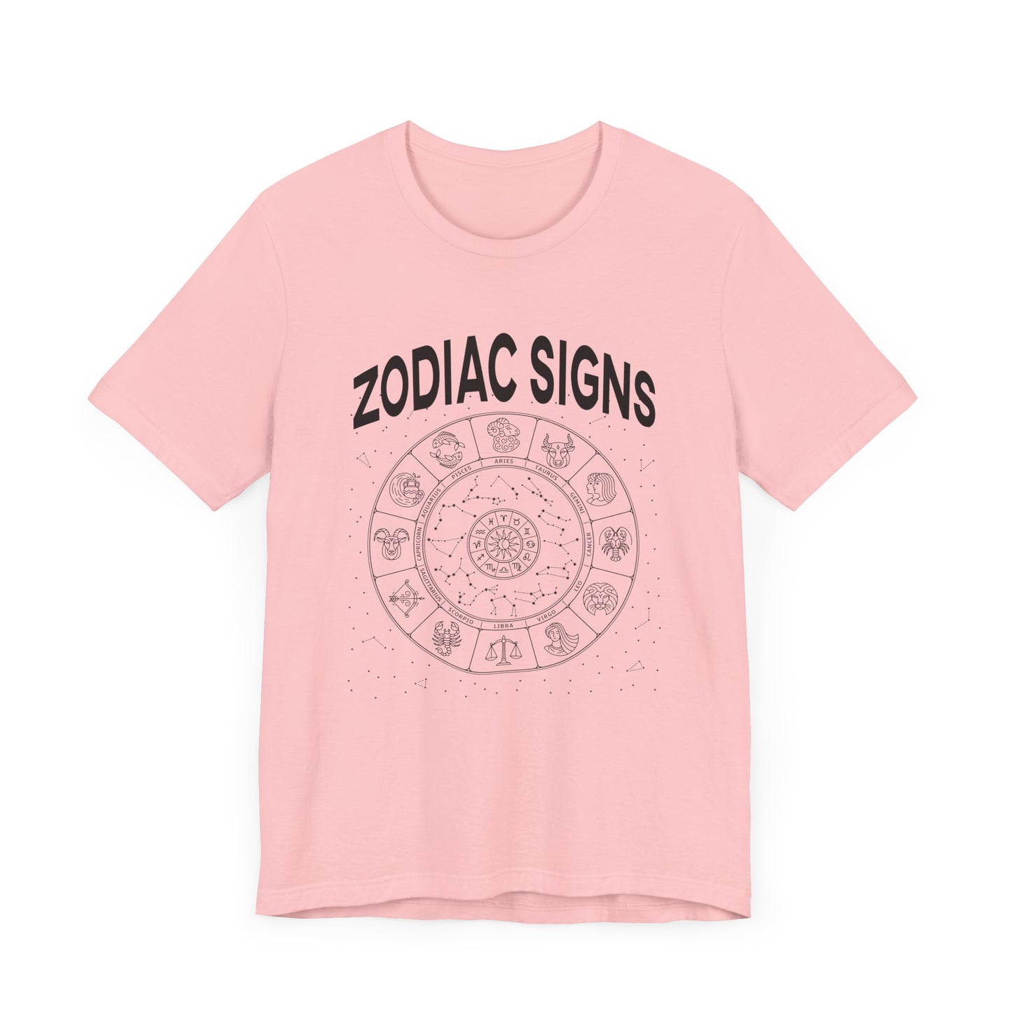 The Zodiac and the Stars Tee, Astrology Graphic Shirt, Celestial Alignment Top, Horoscope Energy Tee, Cosmic Belief Gift