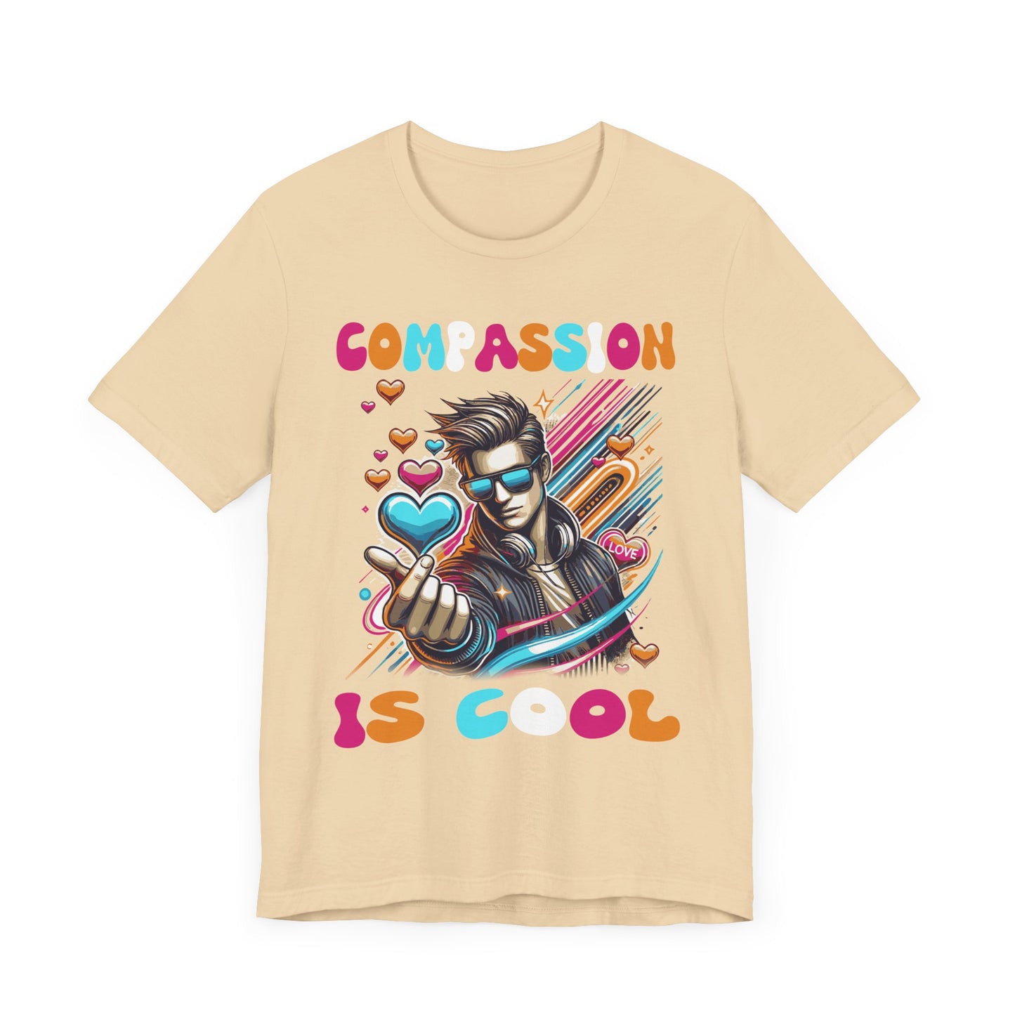 Compassion Is Cool - Kindness Graphic T-Shirt