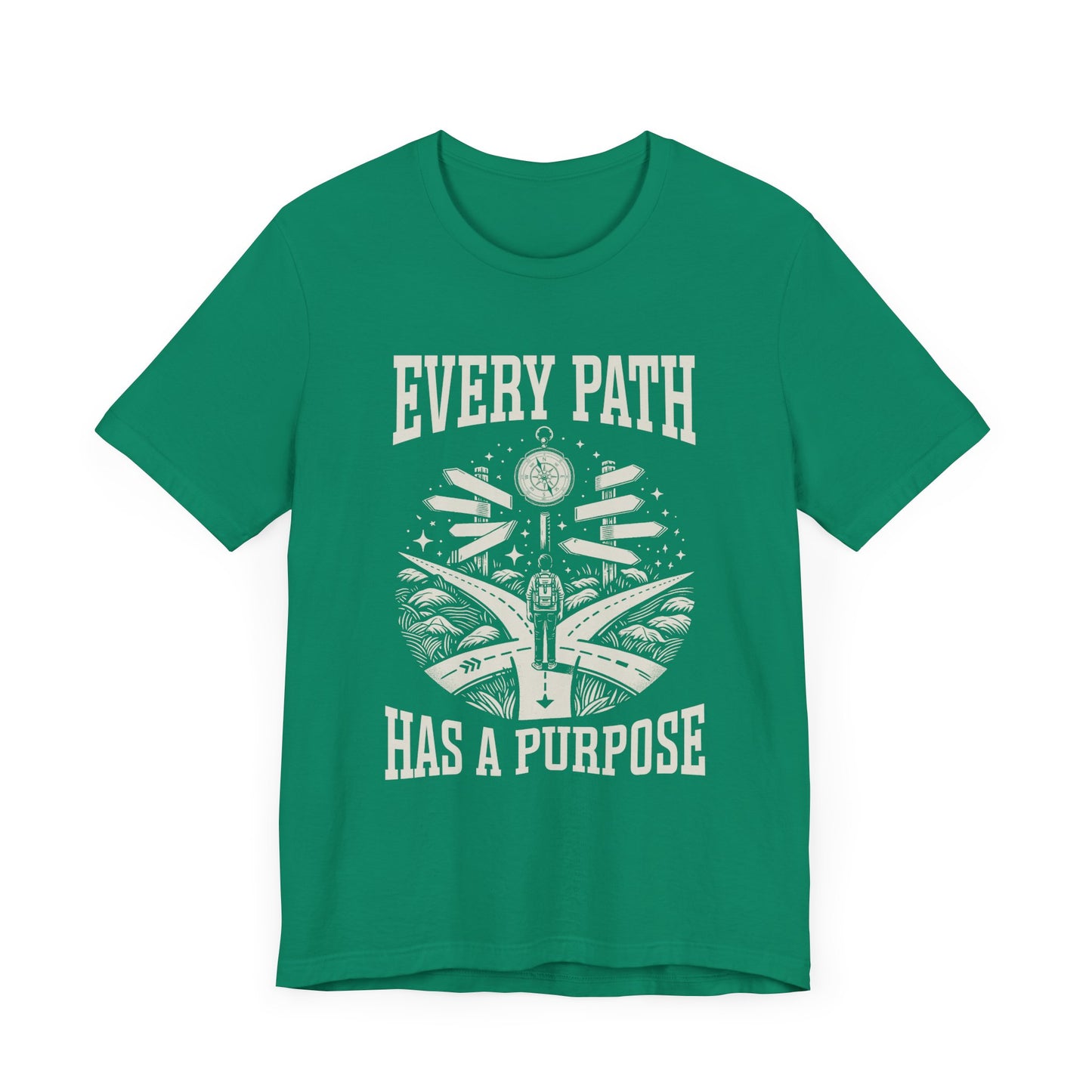 Lost in the Right Direction Every Path Has a Purpose | Intersection Journey Graphic T-Shirt