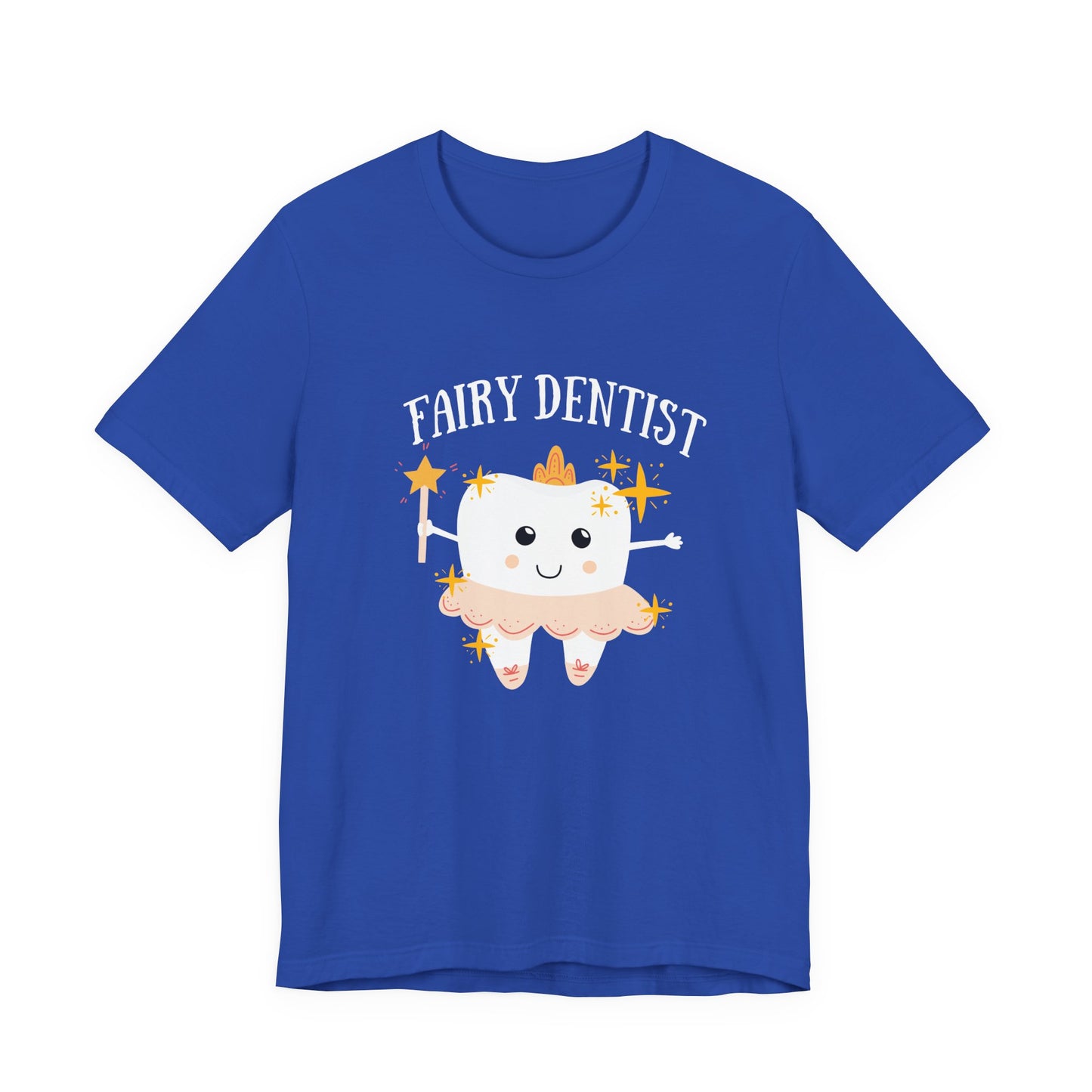 Fairy Dentist T Shirt Large Smiling Tooth with Wand and Fairy Costume