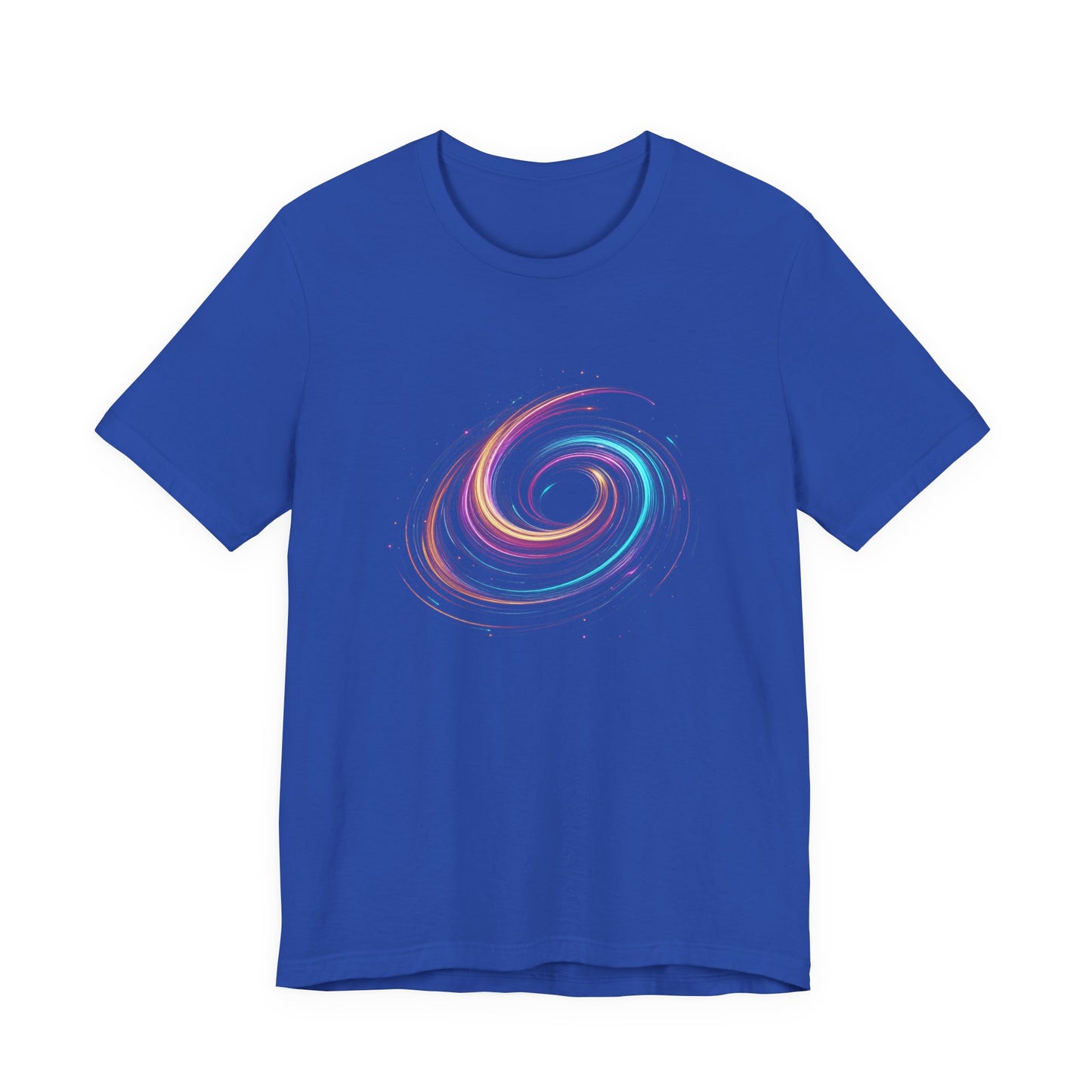 Neon Swirls – Vibrant Abstract Glow Graphic T-Shirt
