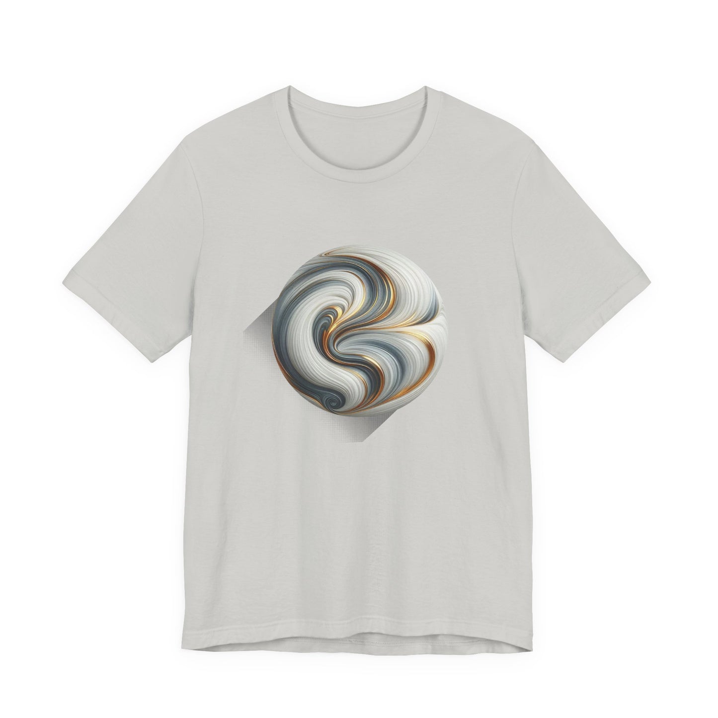 Liquid Marble – Flowing Marble Effect Abstract Graphic T-Shirt