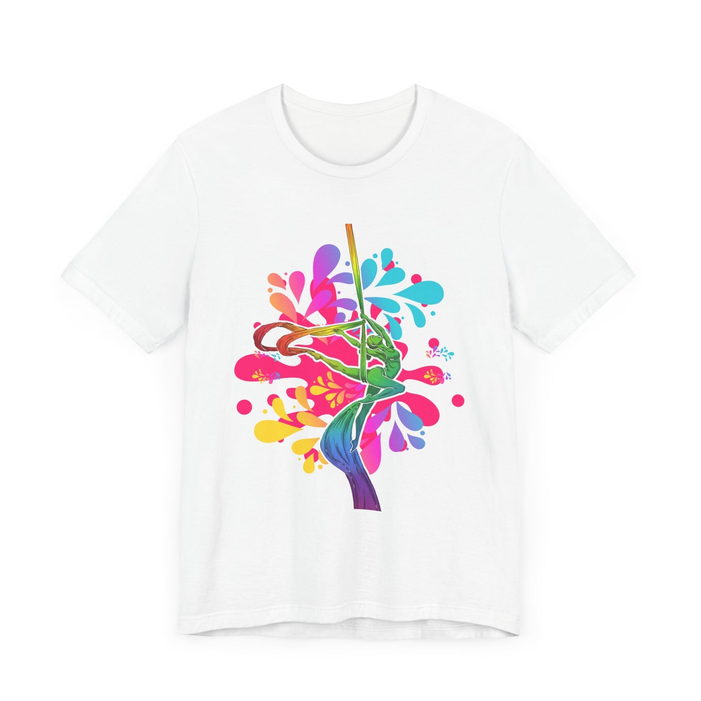 Aerialist Silks Rainbow - Colorful Circus & Dance T-Shirt
