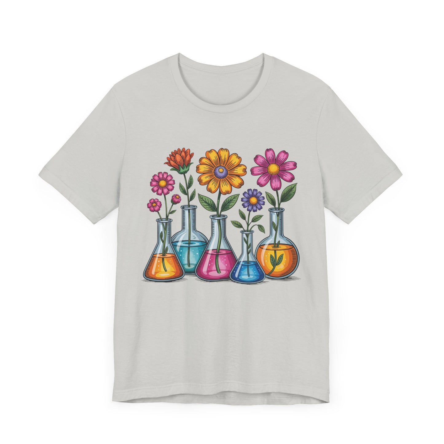 Chemistry Flower Power Shirt – Botanical Science Graphic Tee