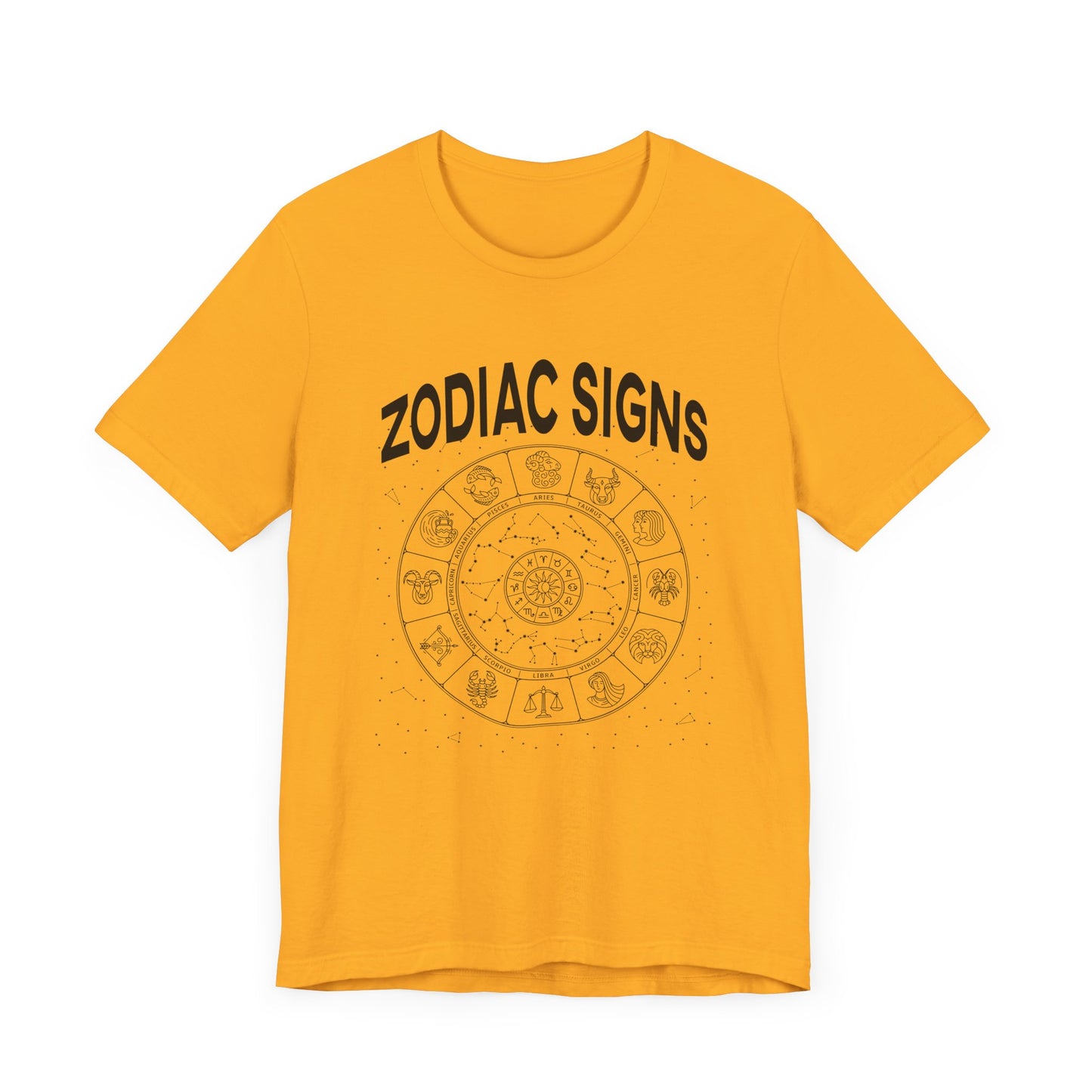 The Zodiac and the Stars Tee, Astrology Graphic Shirt, Celestial Alignment Top, Horoscope Energy Tee, Cosmic Belief Gift