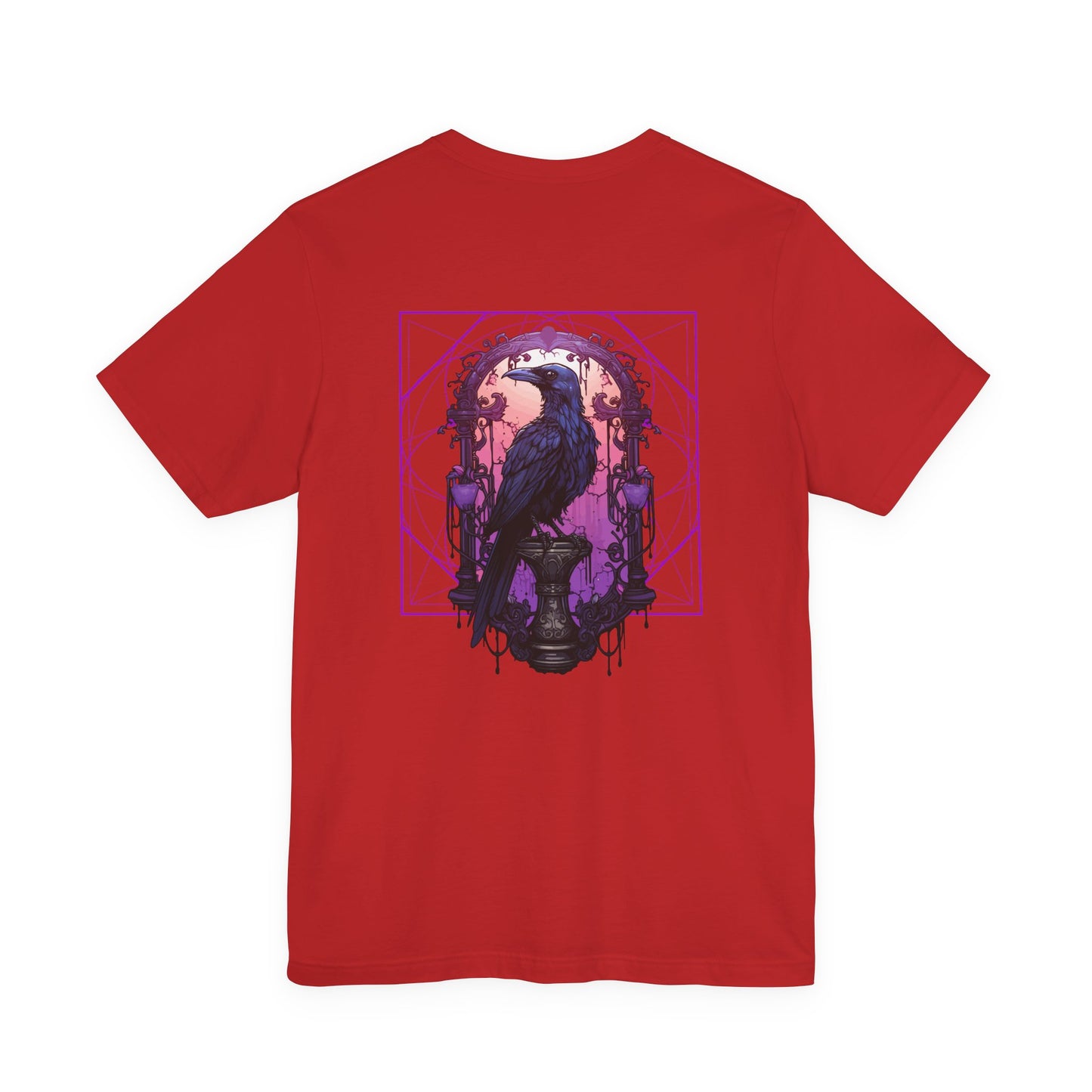 Moonlit Crow Purple Night T-Shirt