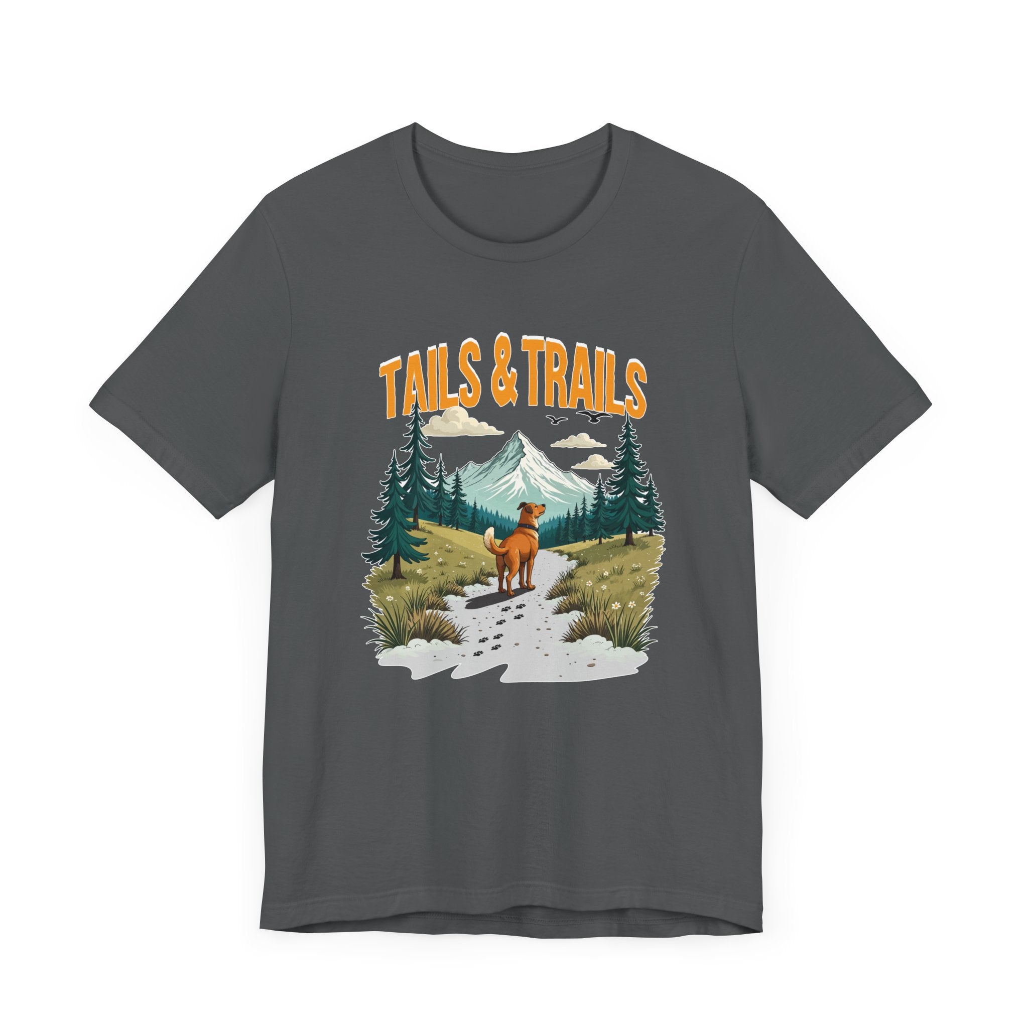 Tails and Trails Shirt Dog Walking Adventure Tee for Pet Parents Who Live for Leashes Parks Muddy Paws and the Great Outdoor Journey