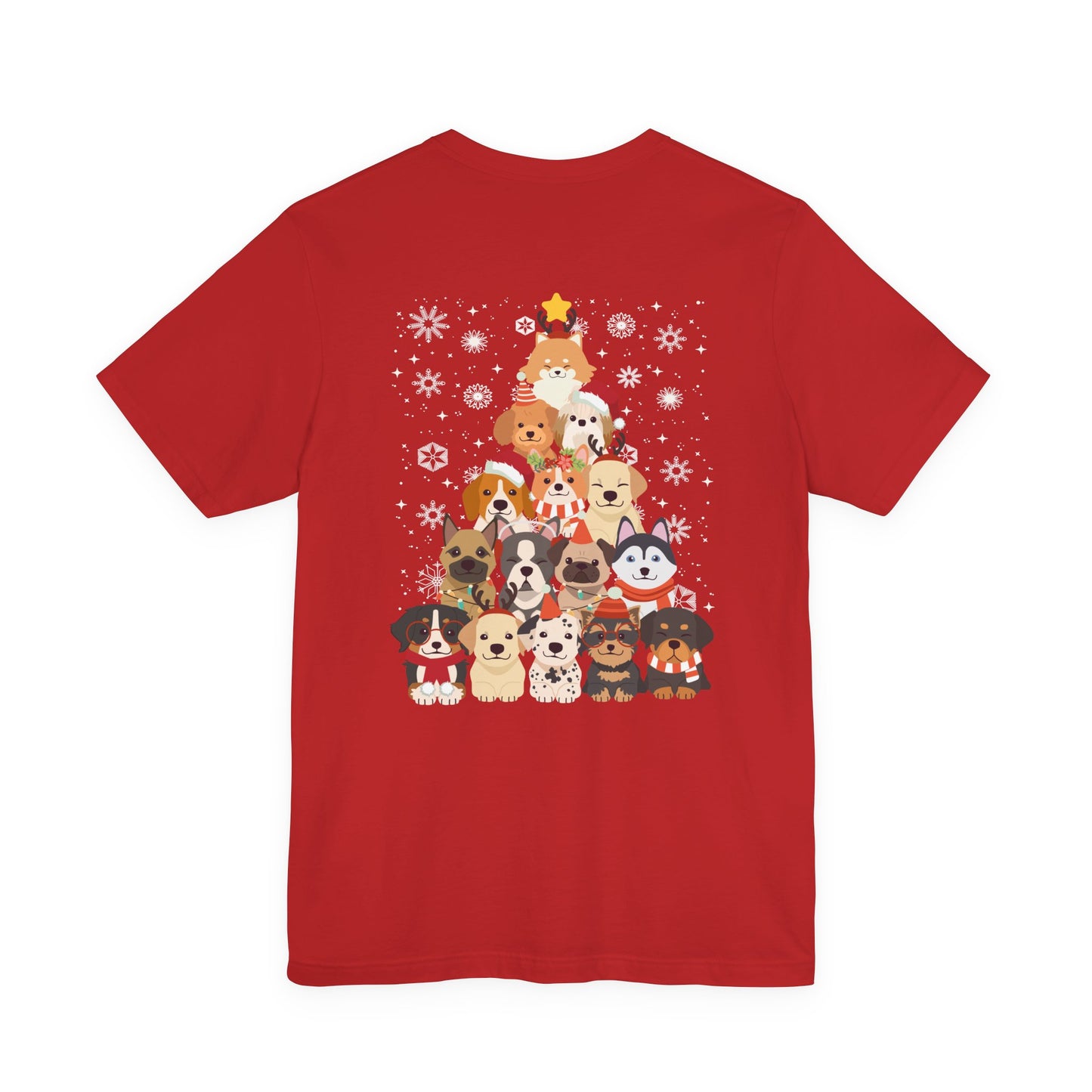 Christmas Dogs Puppy Tree T-Shirt