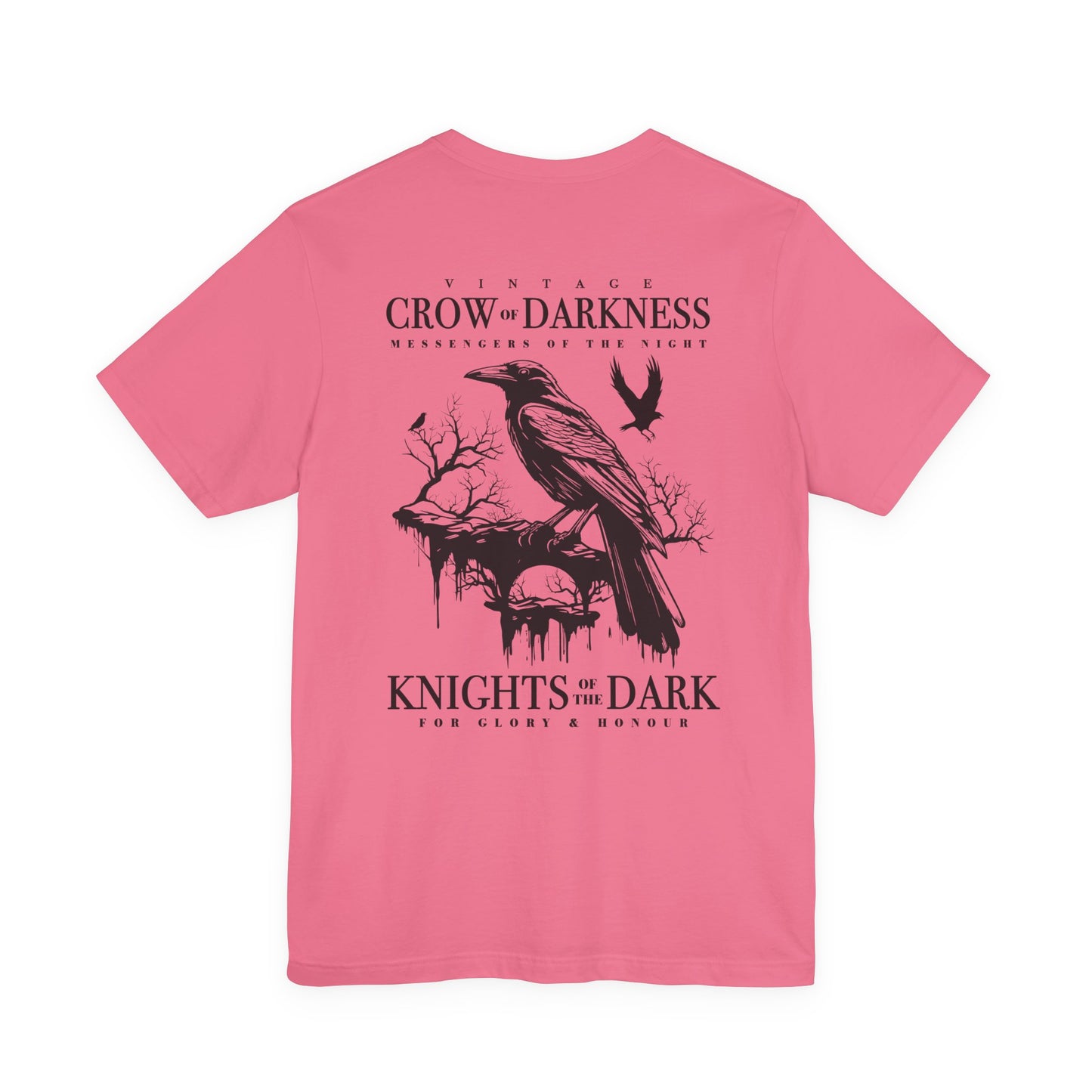 Vintage Crow of Darkness T-Shirt – Night Messenger Graphic